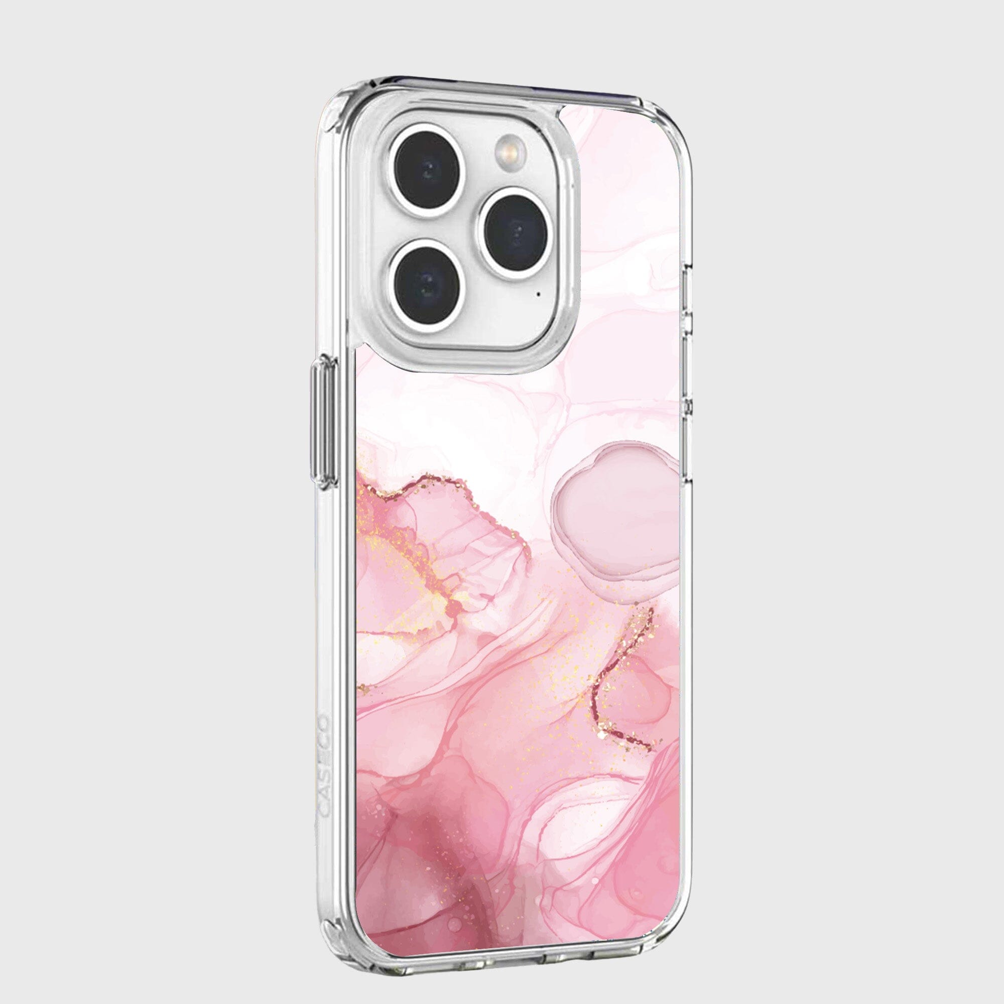 iPhone 15 Pro Case With MagSafe - Pink Marble
