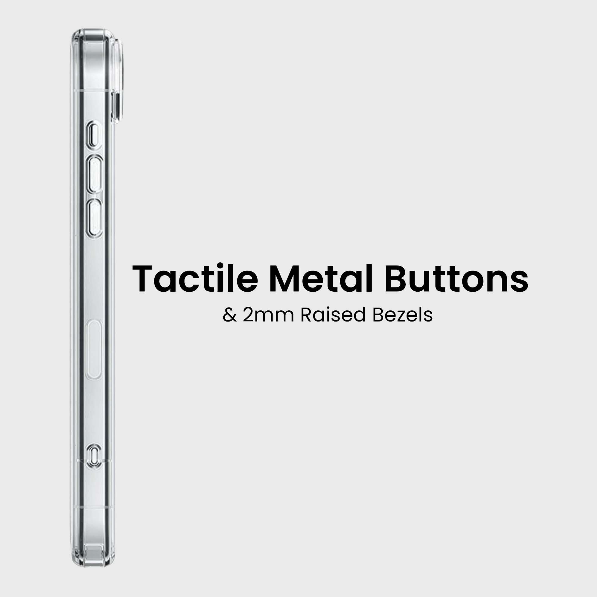 iPhone Air Gold Flower Clear Case With MagSafe