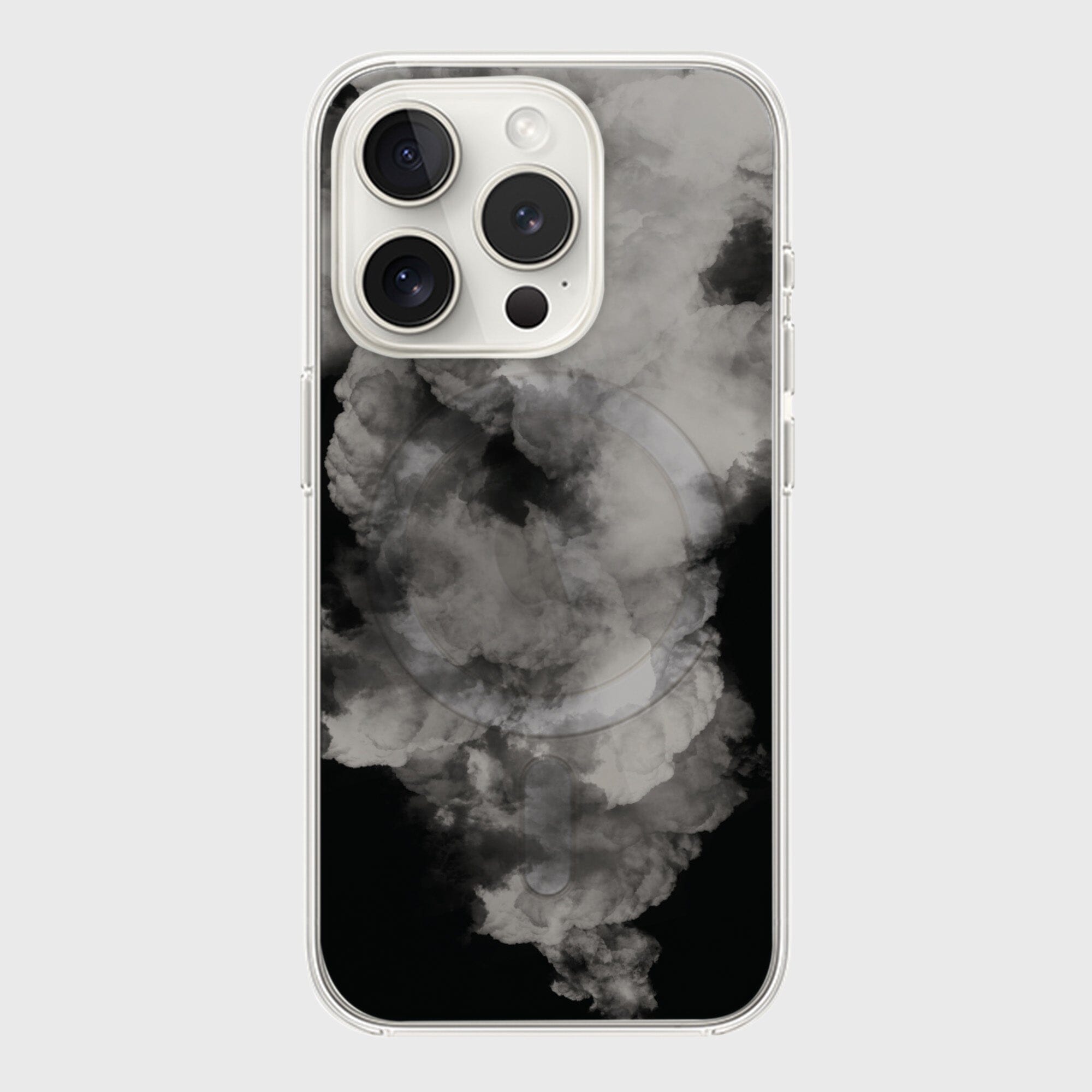 iPhone 15 Pro Case With MagSafe - White Cloud