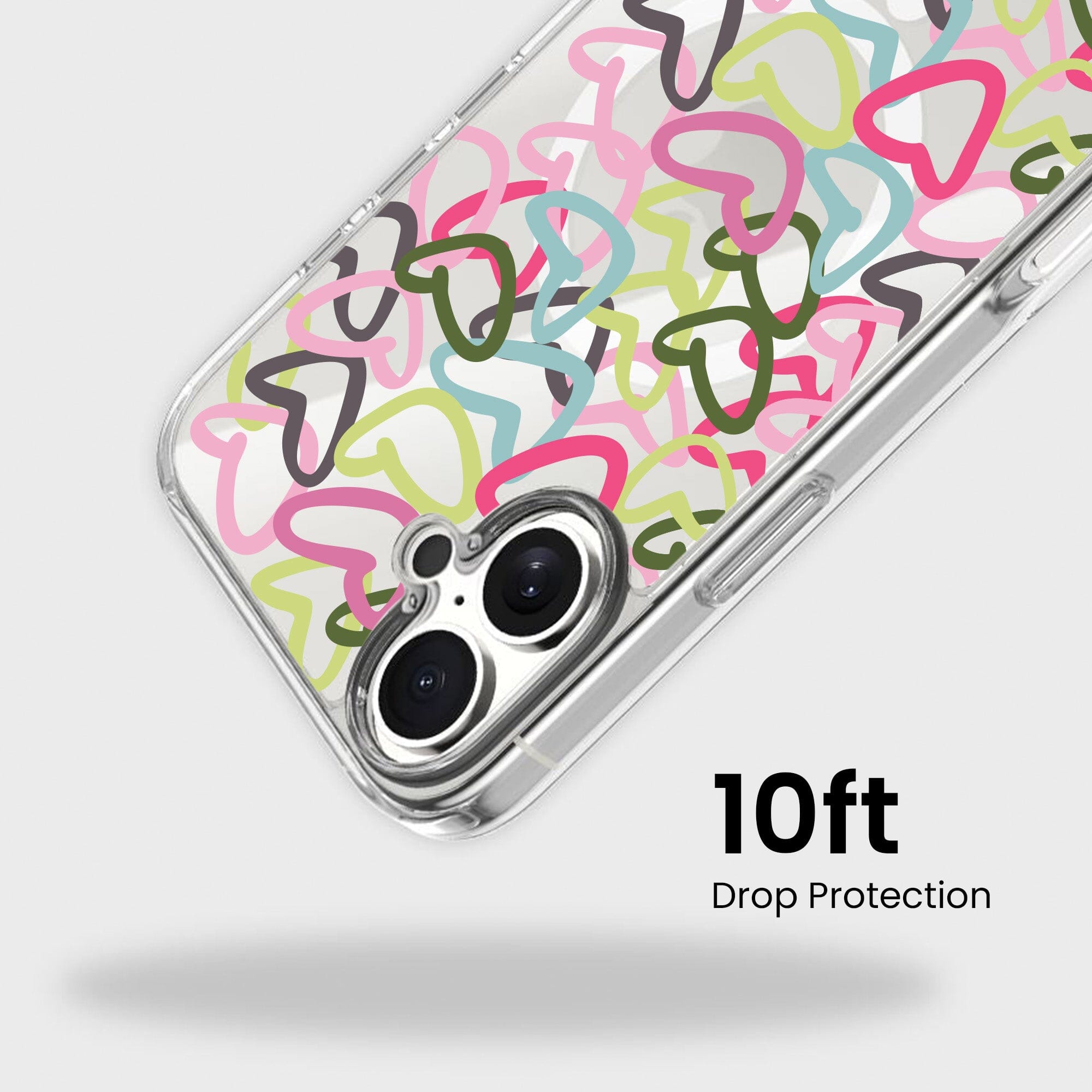 iPhone 17 Clear Case - Graffiti Design