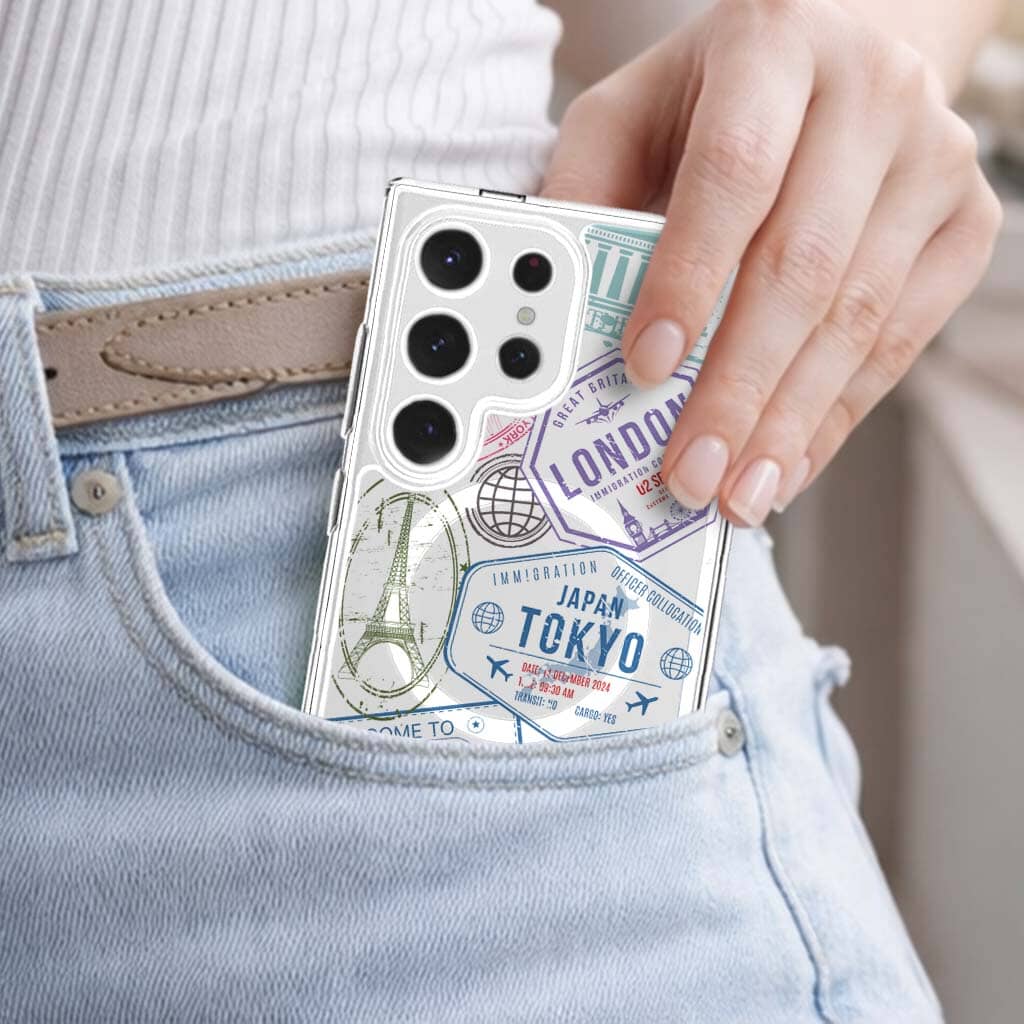 Samsung Galaxy S25 Ultra Clear Case - Study Abroad