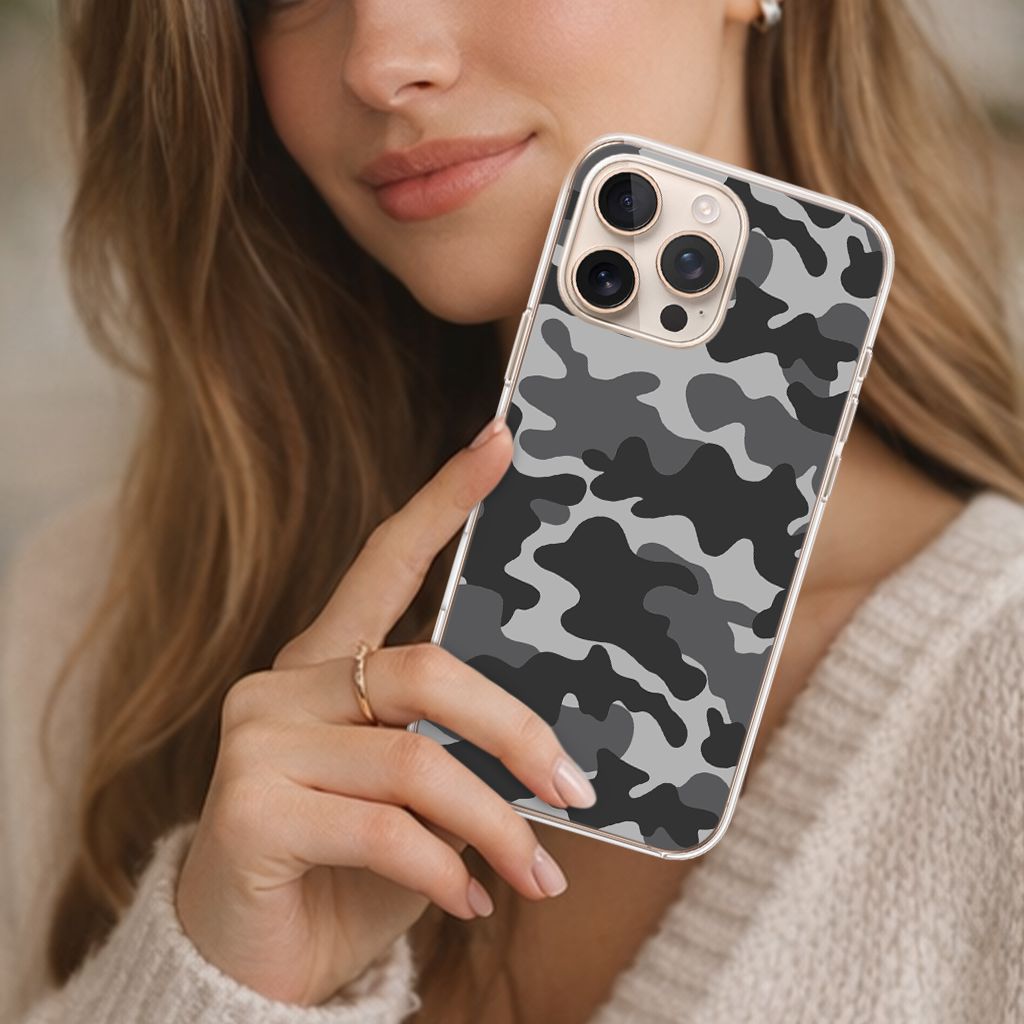 iPhone 16 Pro Max Case With MagSafe - Black Camo