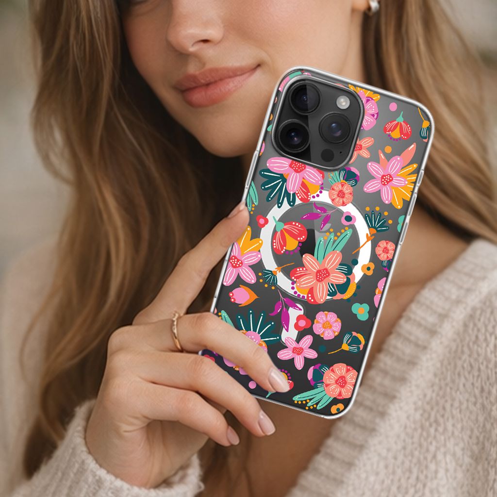 iPhone 16 Pro Max Case With MagSafe - Spring Flower