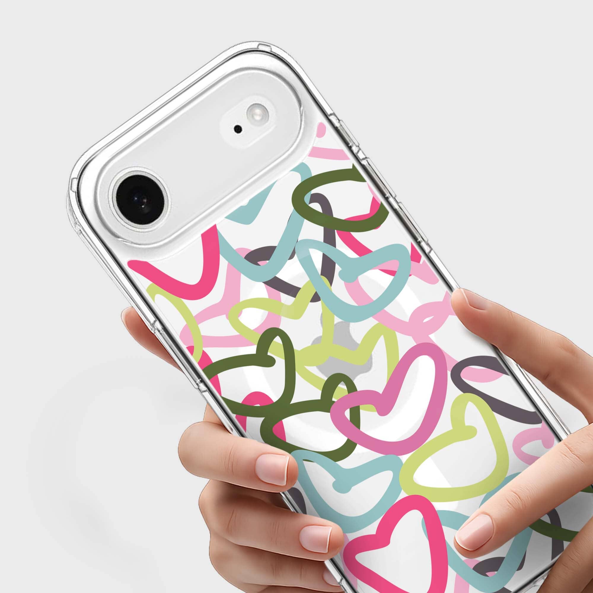 iPhone Air Clear Case - Graffiti Design