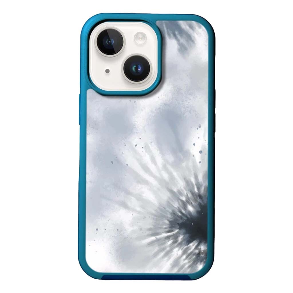 MagSafe iPhone 14 Plus Blue Tie Dye Case