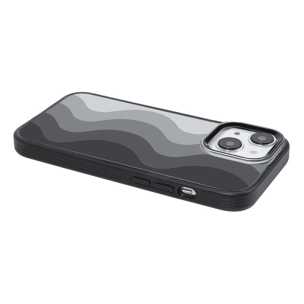 MagSafe iPhone 14 Black Wave Case
