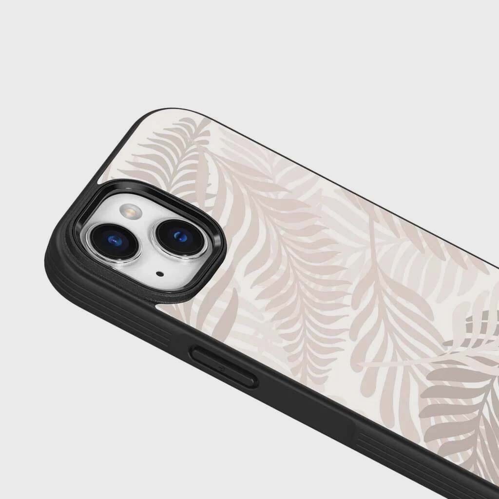 iPhone 15 Case With MagSafe - White Leaf