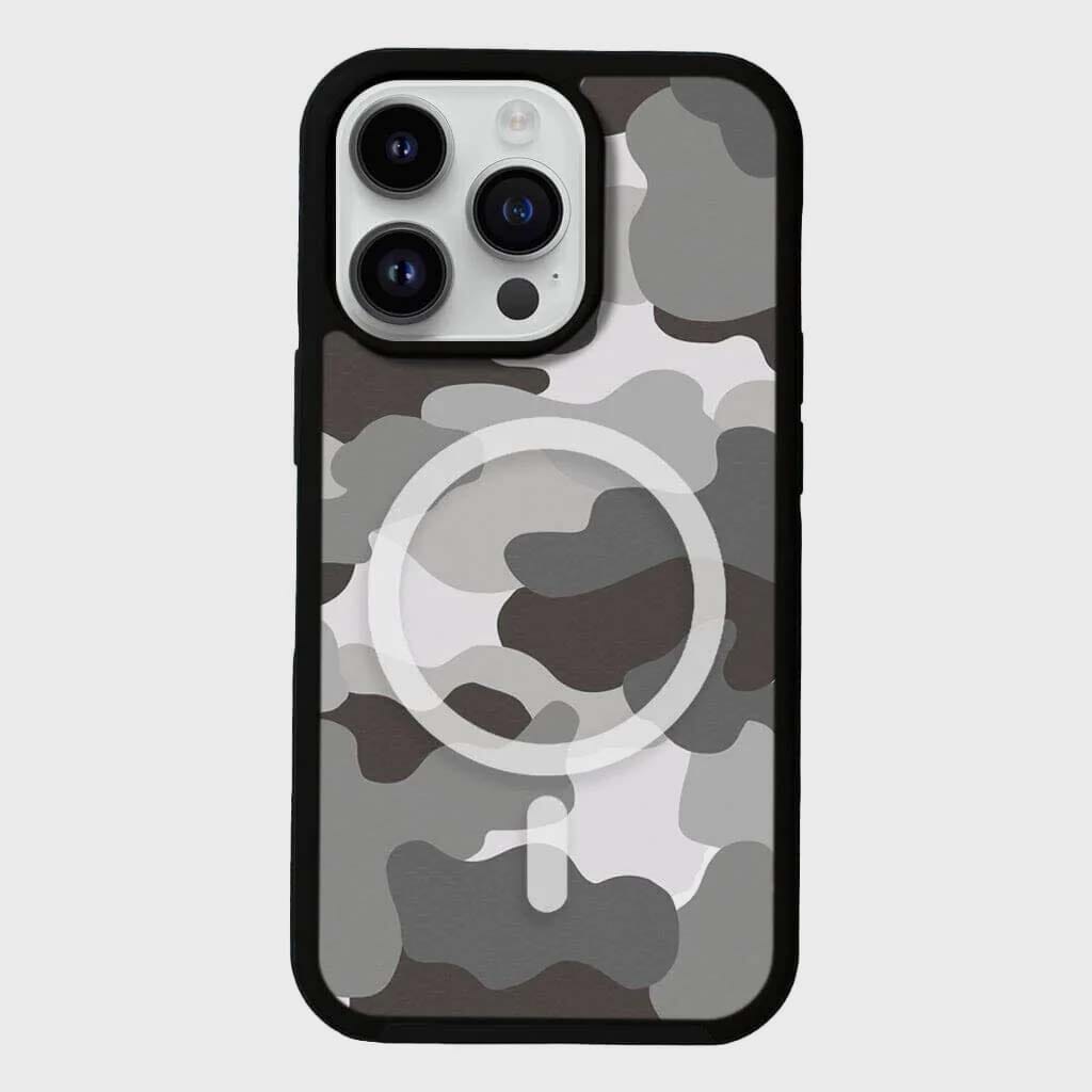 iPhone 15 Pro Max Case With MagSafe - Black Camo