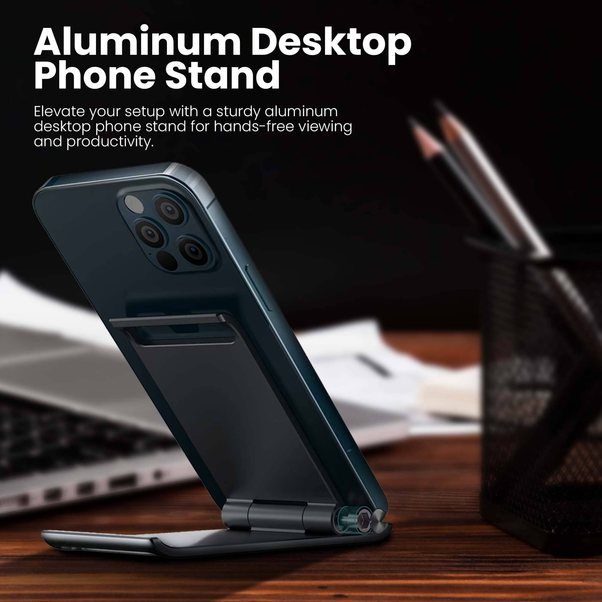 Aluminum Foldable Desktop Phone Stand