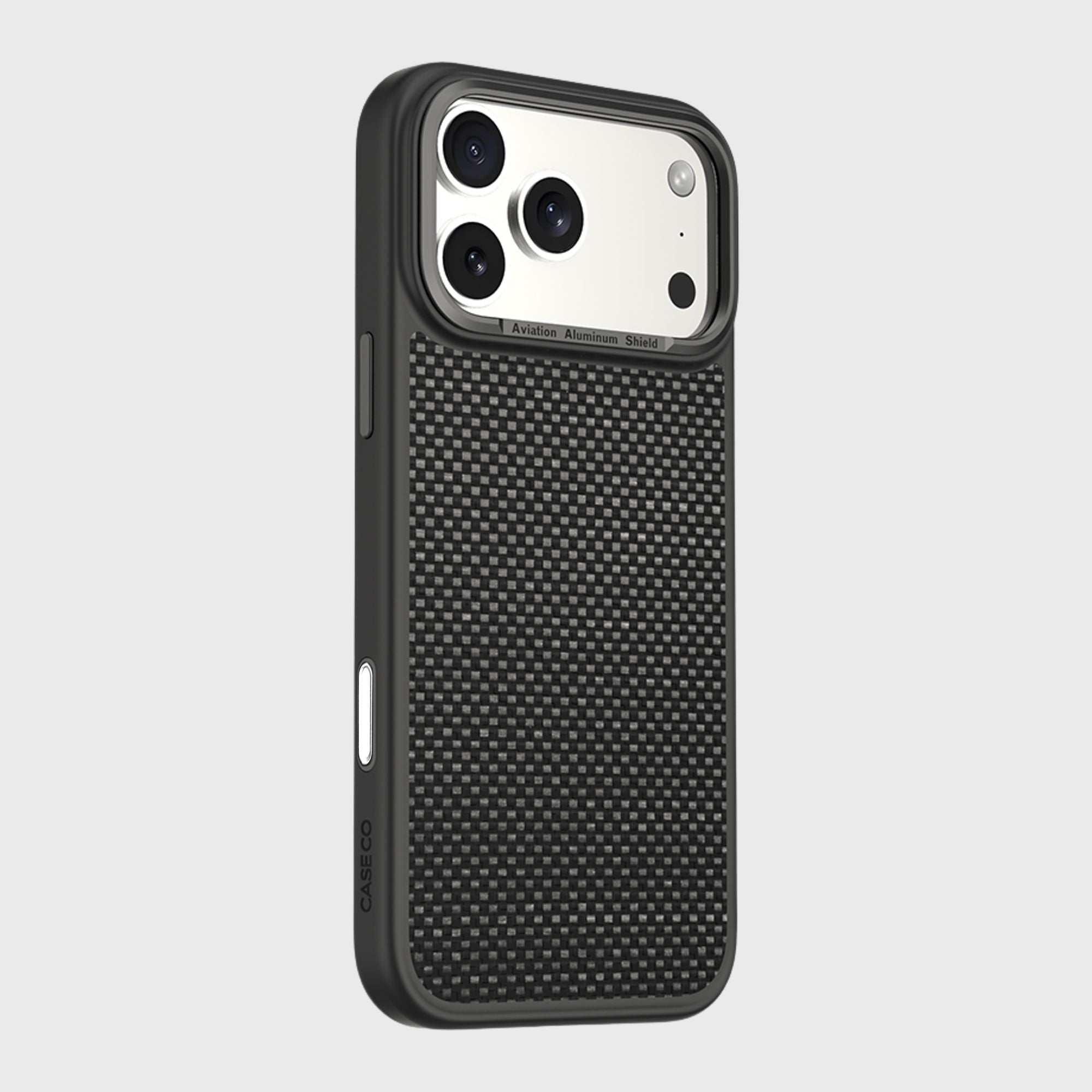 iPhone 17 Pro Max Aramid Fiber Weave Pattern Case