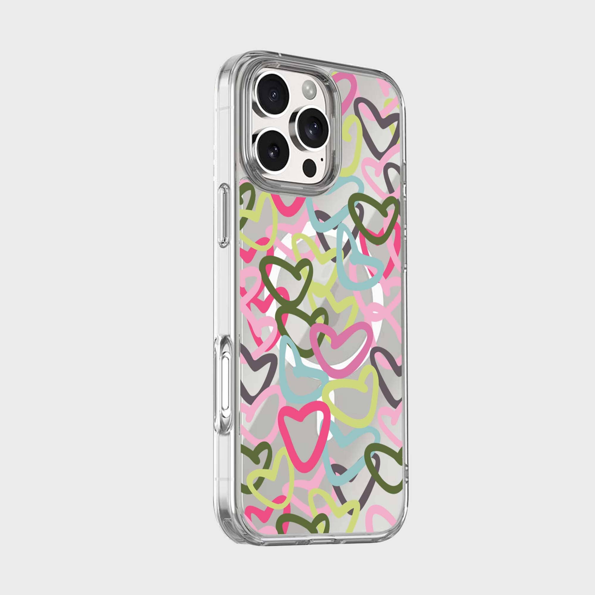 iPhone 16 Pro Clear Case - Graffiti Design