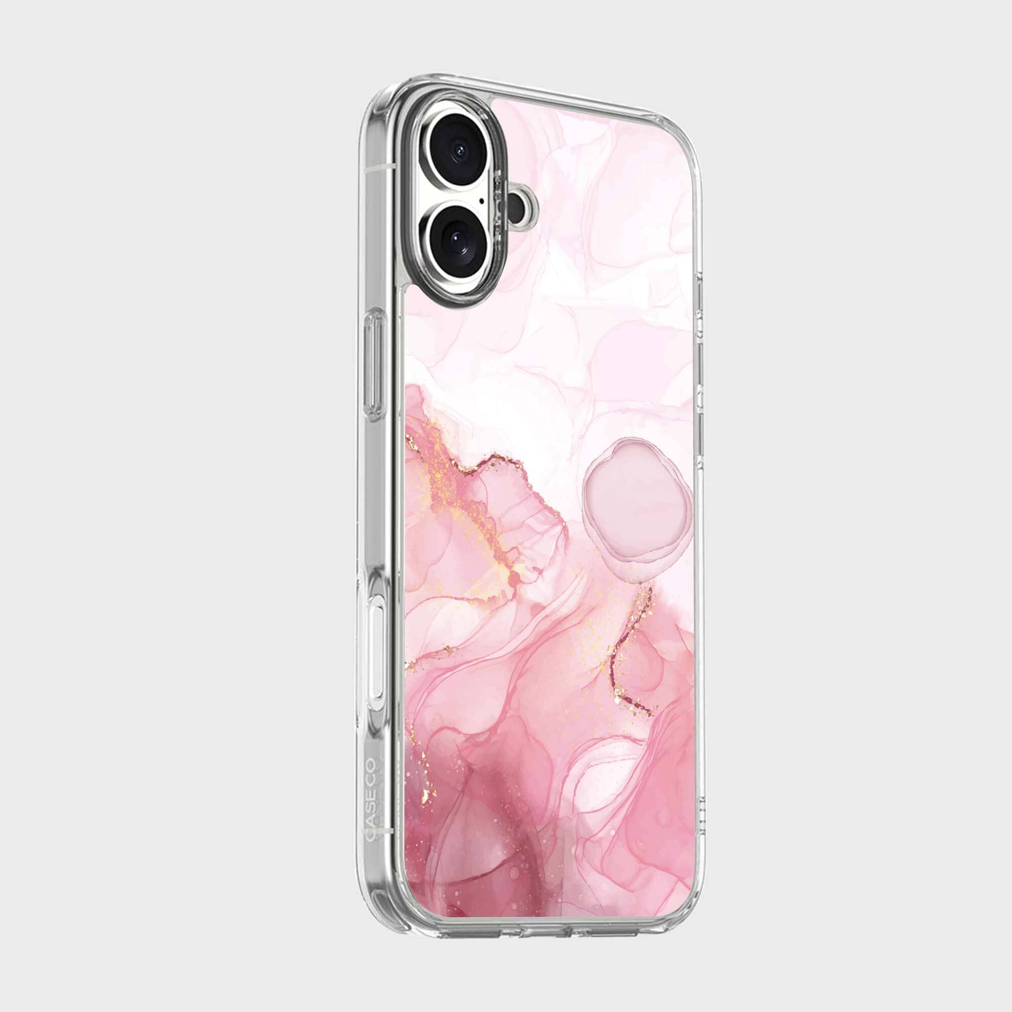 iPhone 16 Case With MagSafe - Pink Marble