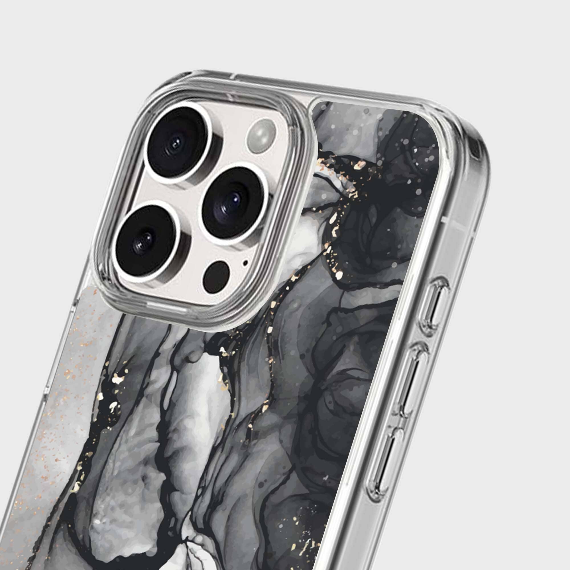 iPhone 16 Pro Case With MagSafe - Black Marble
