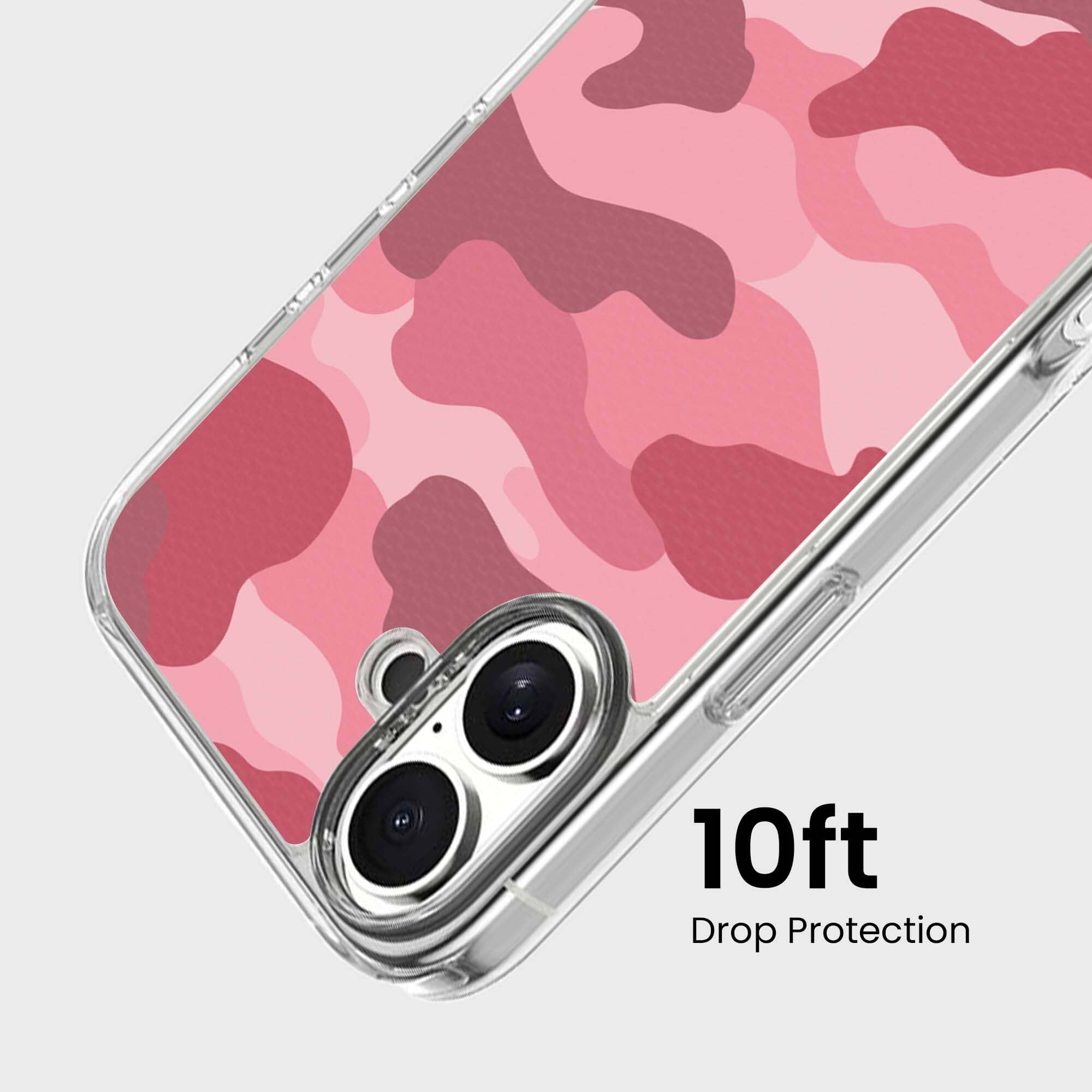 MagSafe iPhone 16 Pink Camo Case