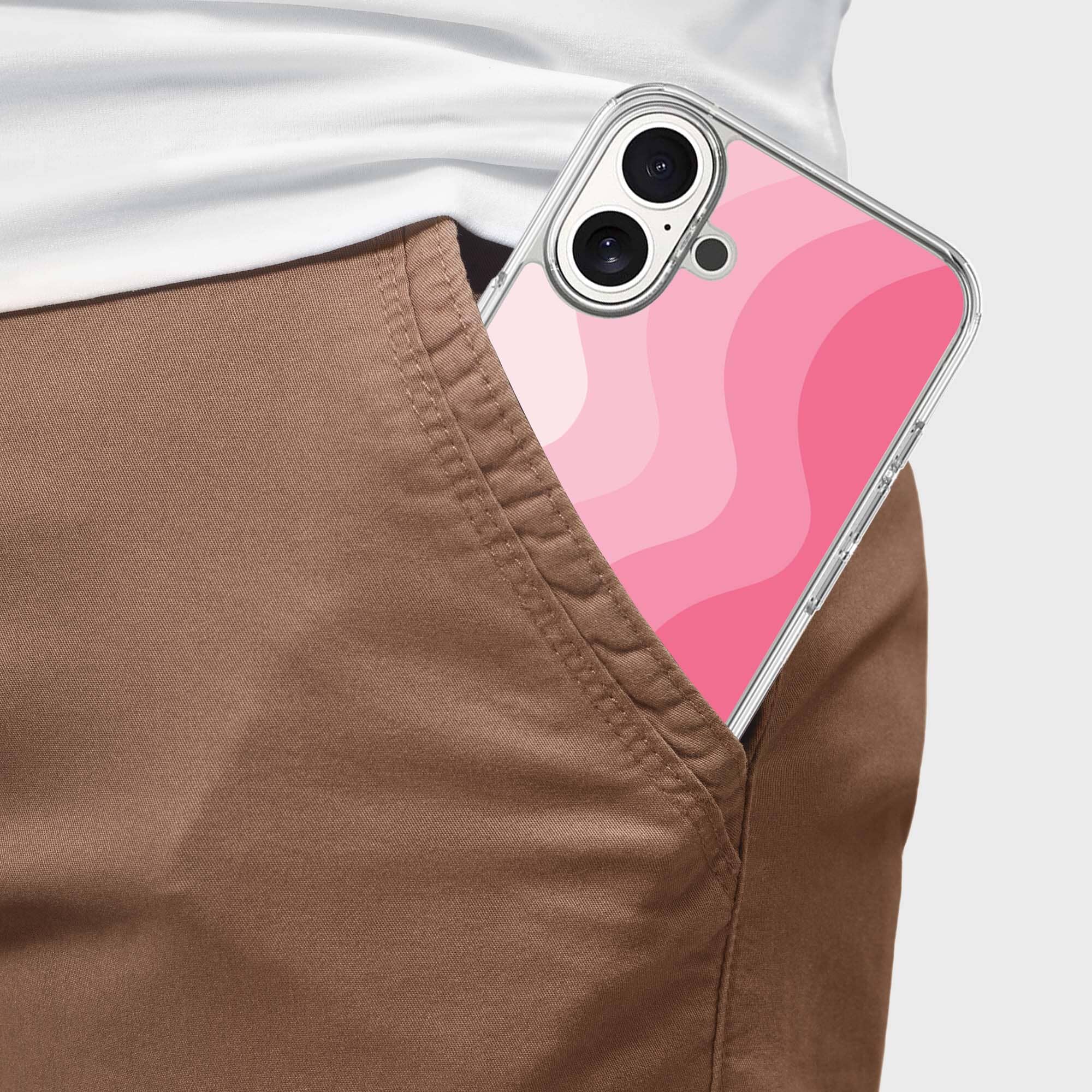 MagSafe iPhone 16 Pink Wave Case