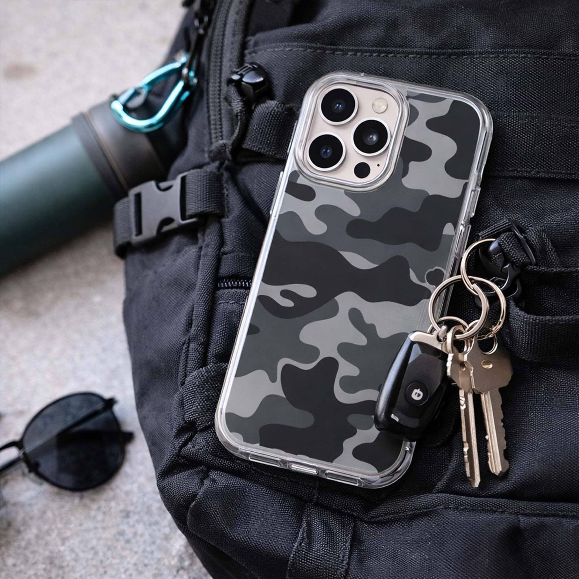 iPhone 16 Pro Case With MagSafe - Black Camo