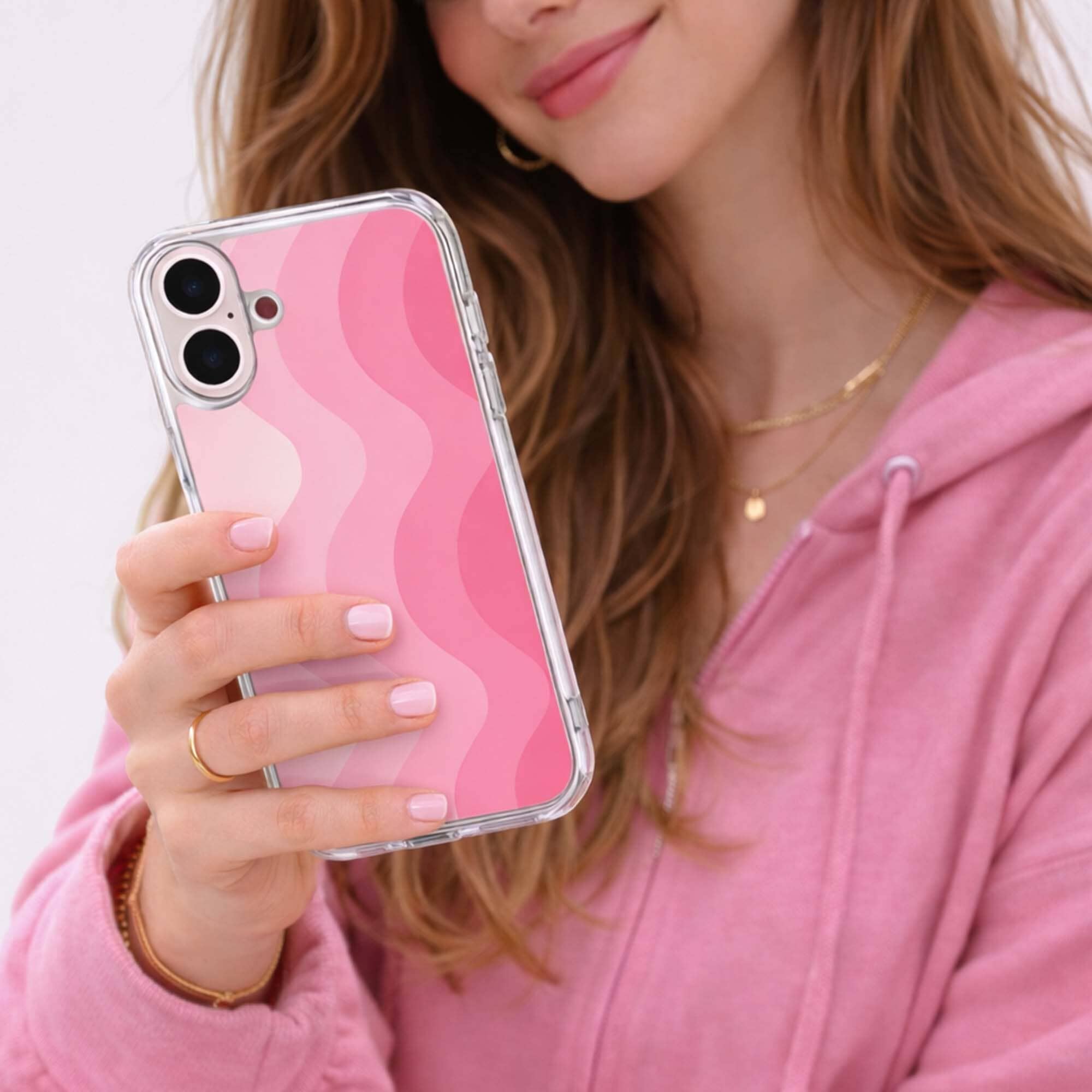 MagSafe iPhone 16 Pink Wave Case
