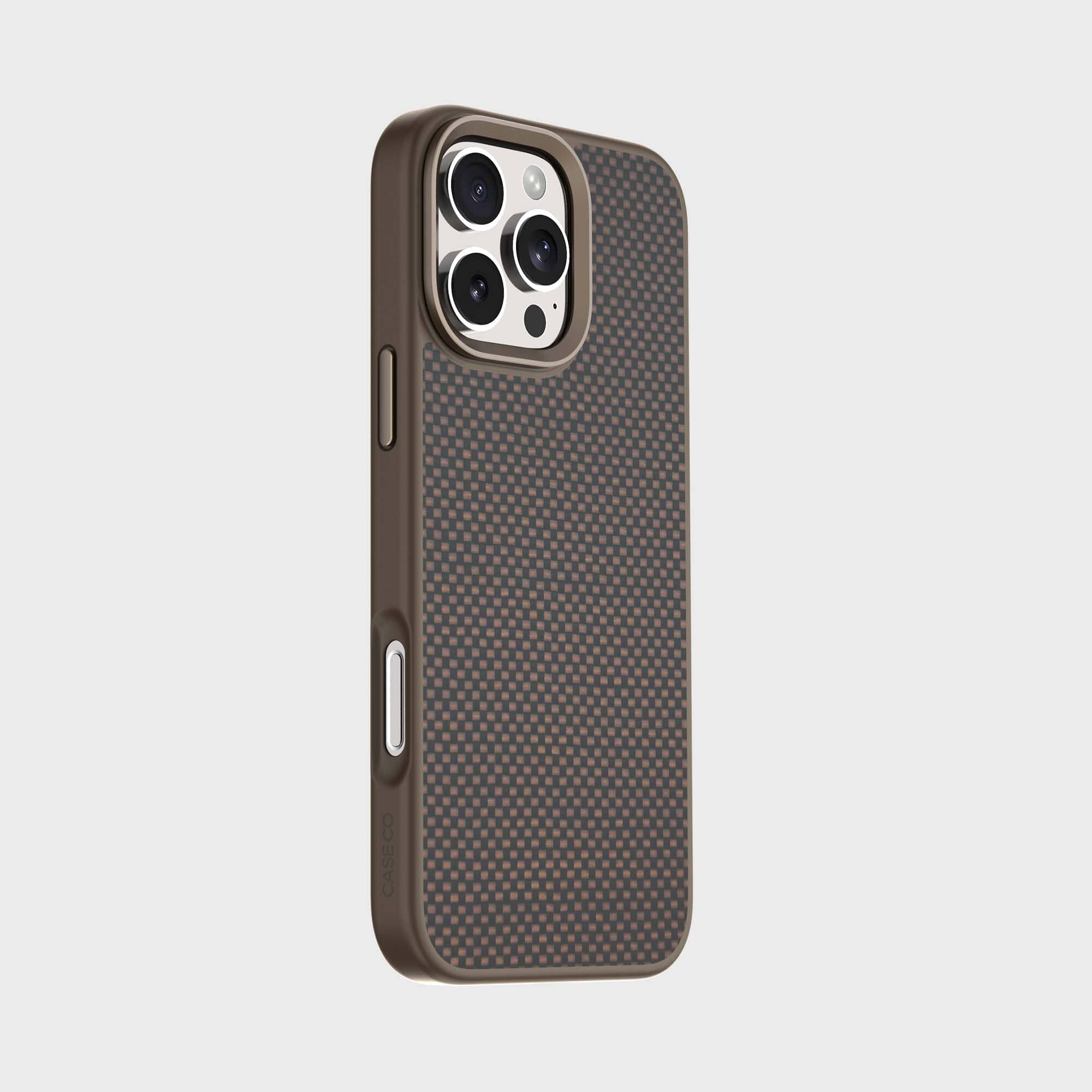 iPhone 16 Pro Max Aramid Fiber Weave Pattern Case
