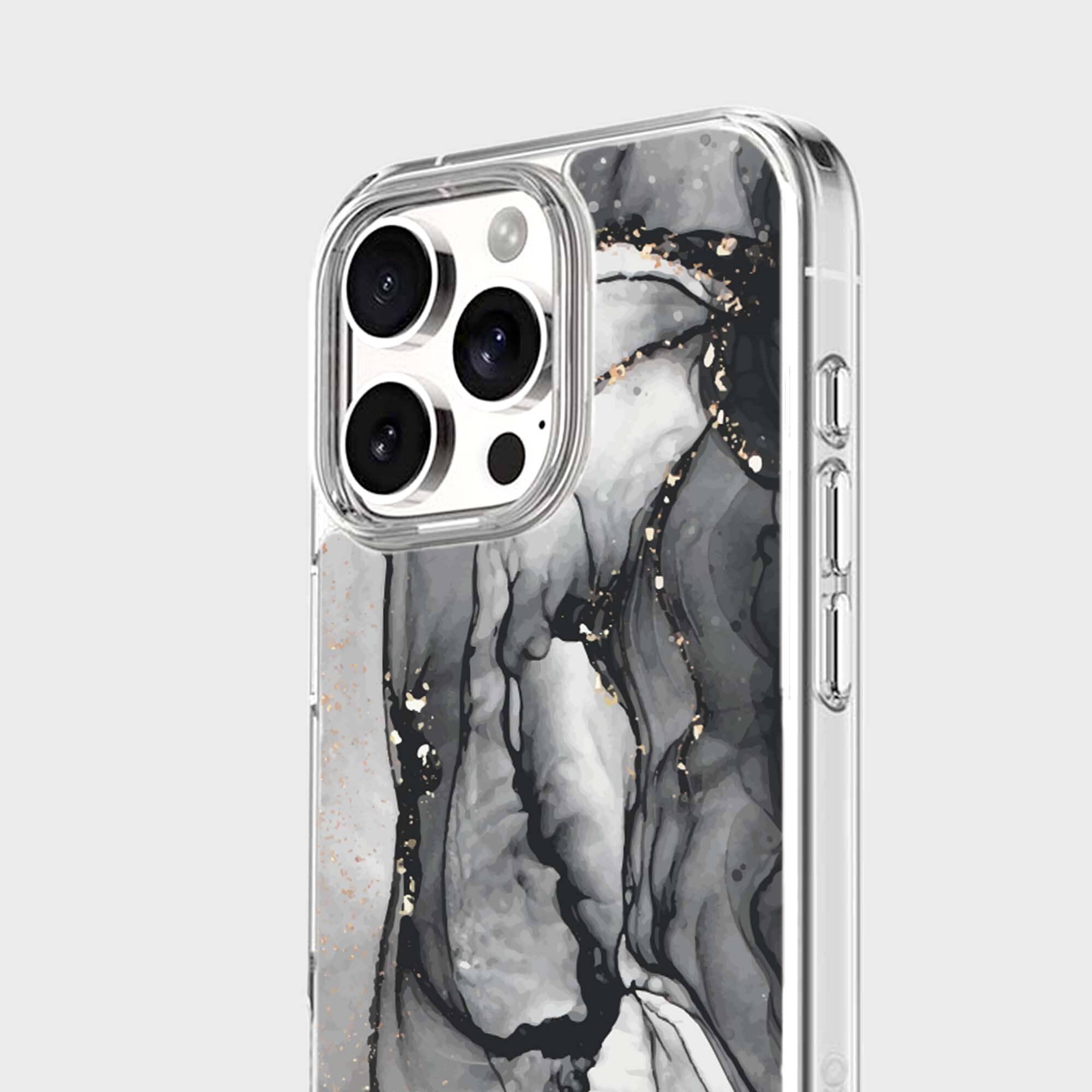iPhone 16 Pro Case With MagSafe - Black Marble