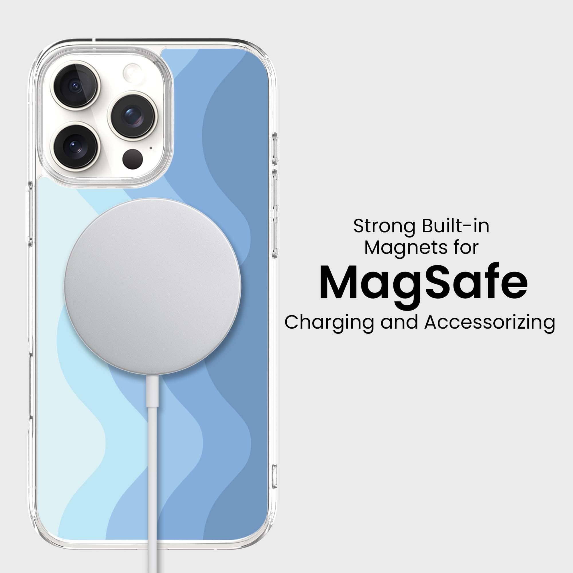 iPhone 16 Pro Case With MagSafe - Blue Wave