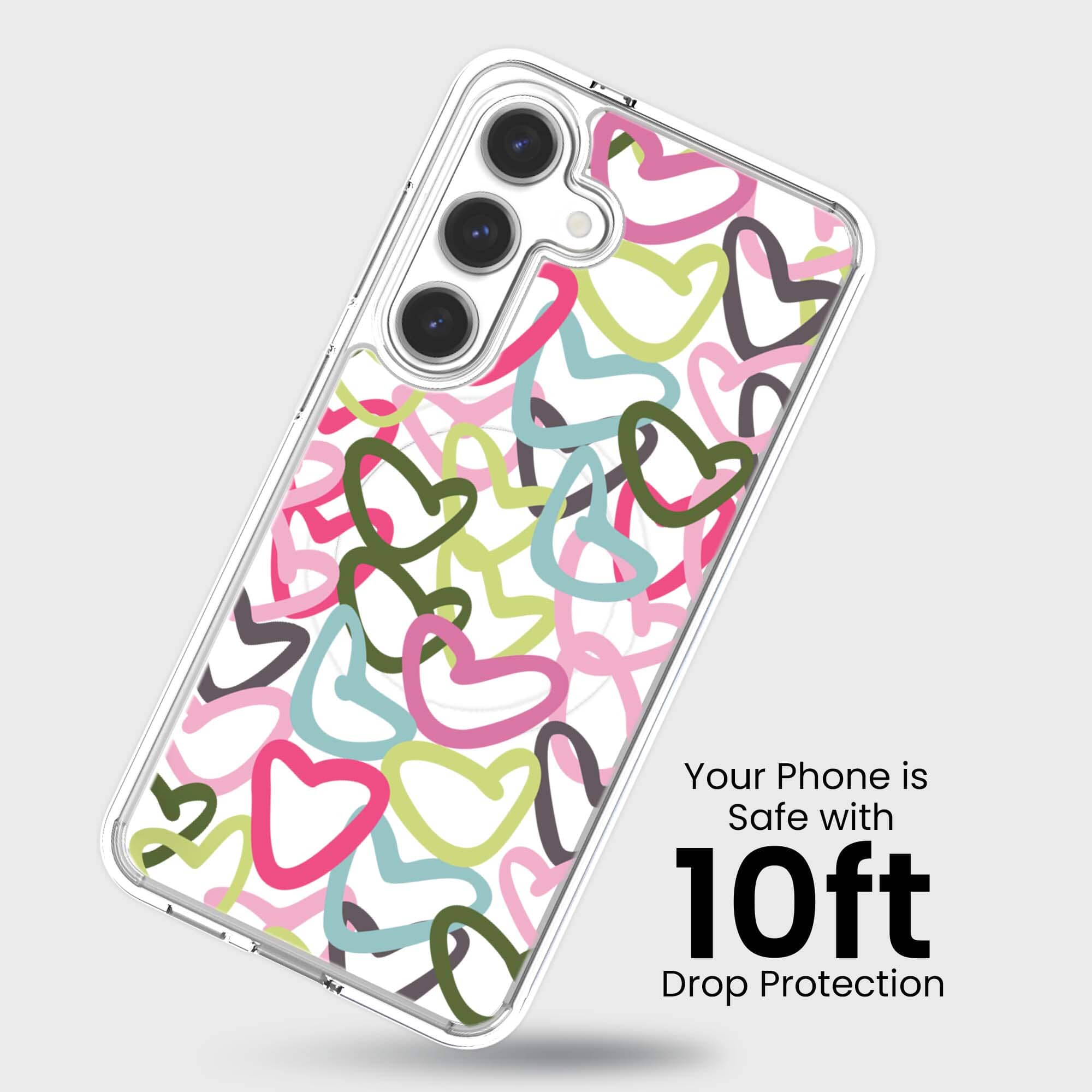 Samsung Galaxy S24 Clear Case - Graffiti Design
