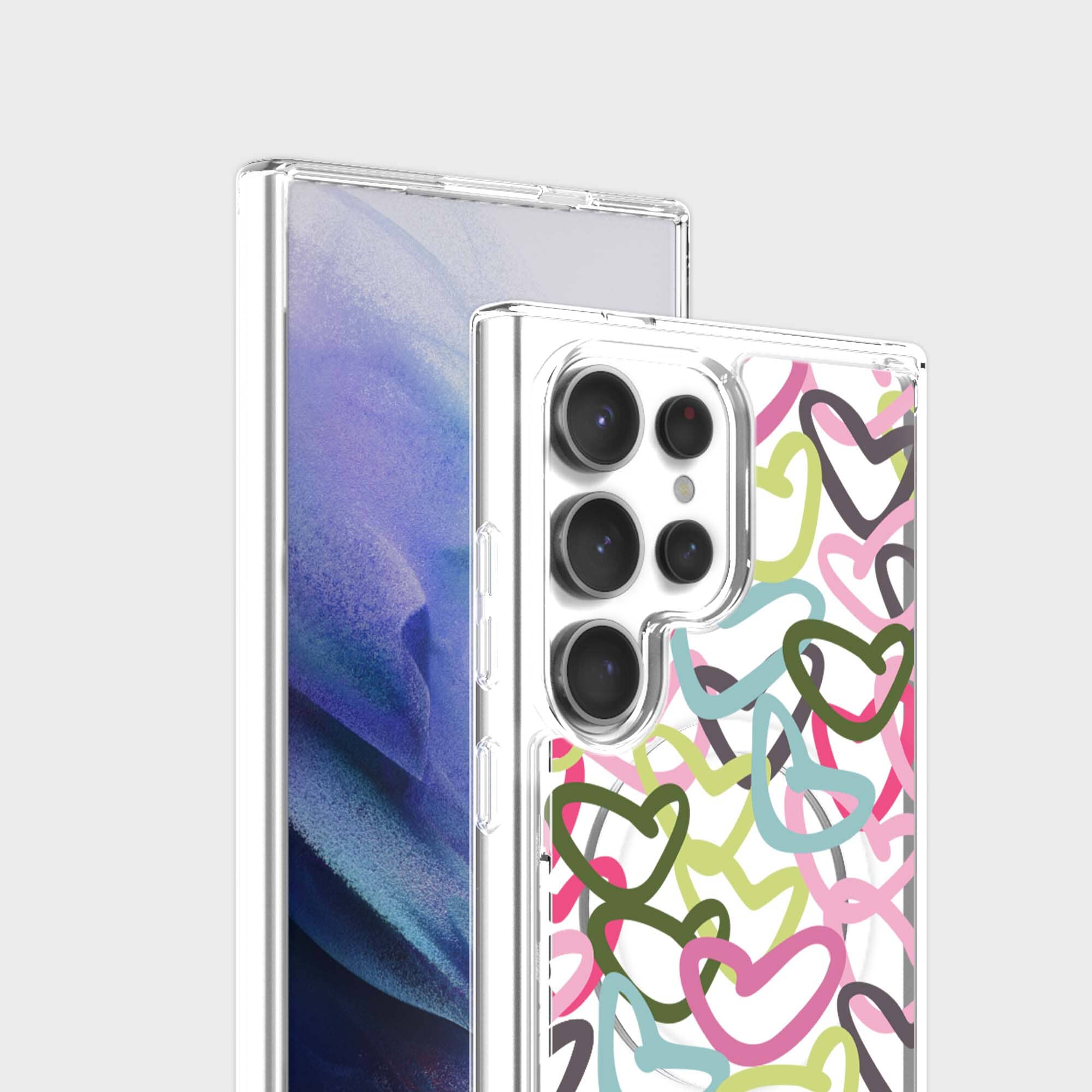 Samsung Galaxy S24 Ultra Clear Case - Graffiti Design