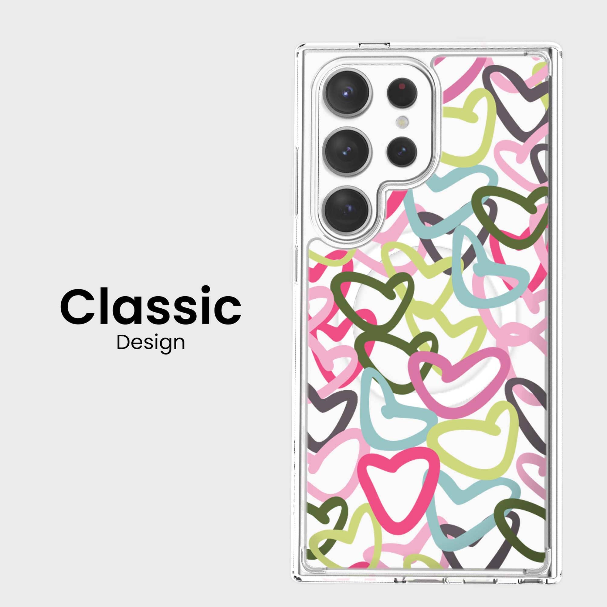 Samsung Galaxy S24 Ultra Clear Case - Graffiti Design