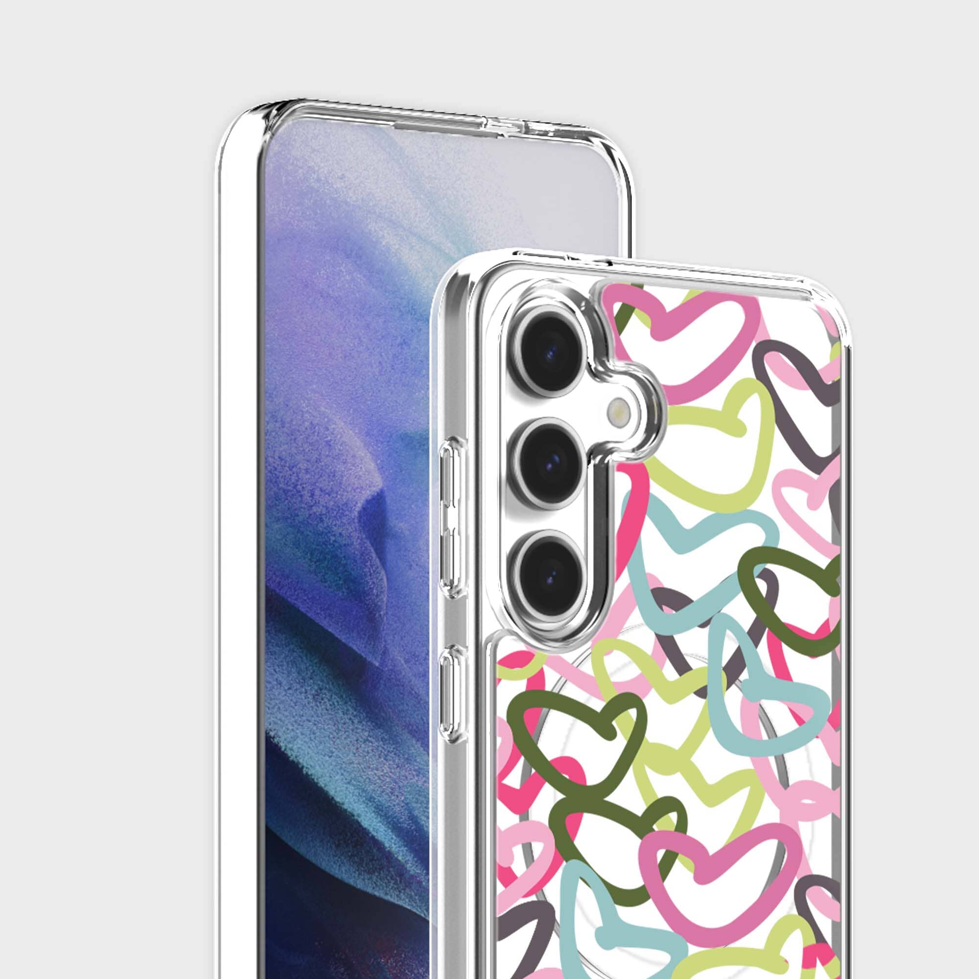 Samsung Galaxy S25 Clear Case - Graffiti Design