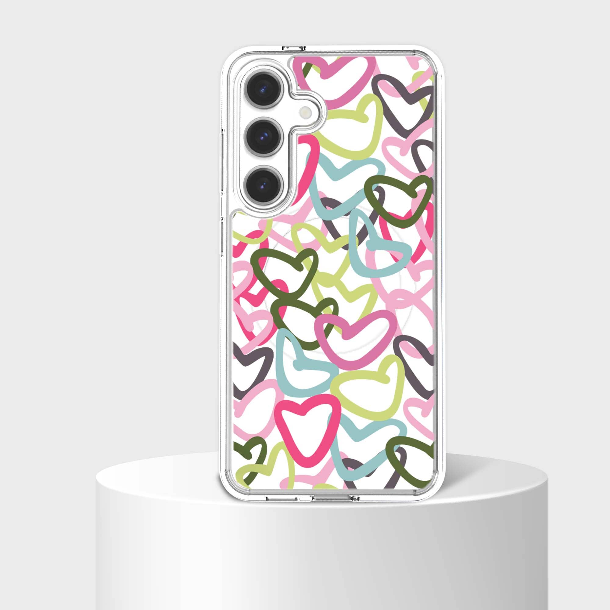 Samsung Galaxy S25 Clear Case - Graffiti Design