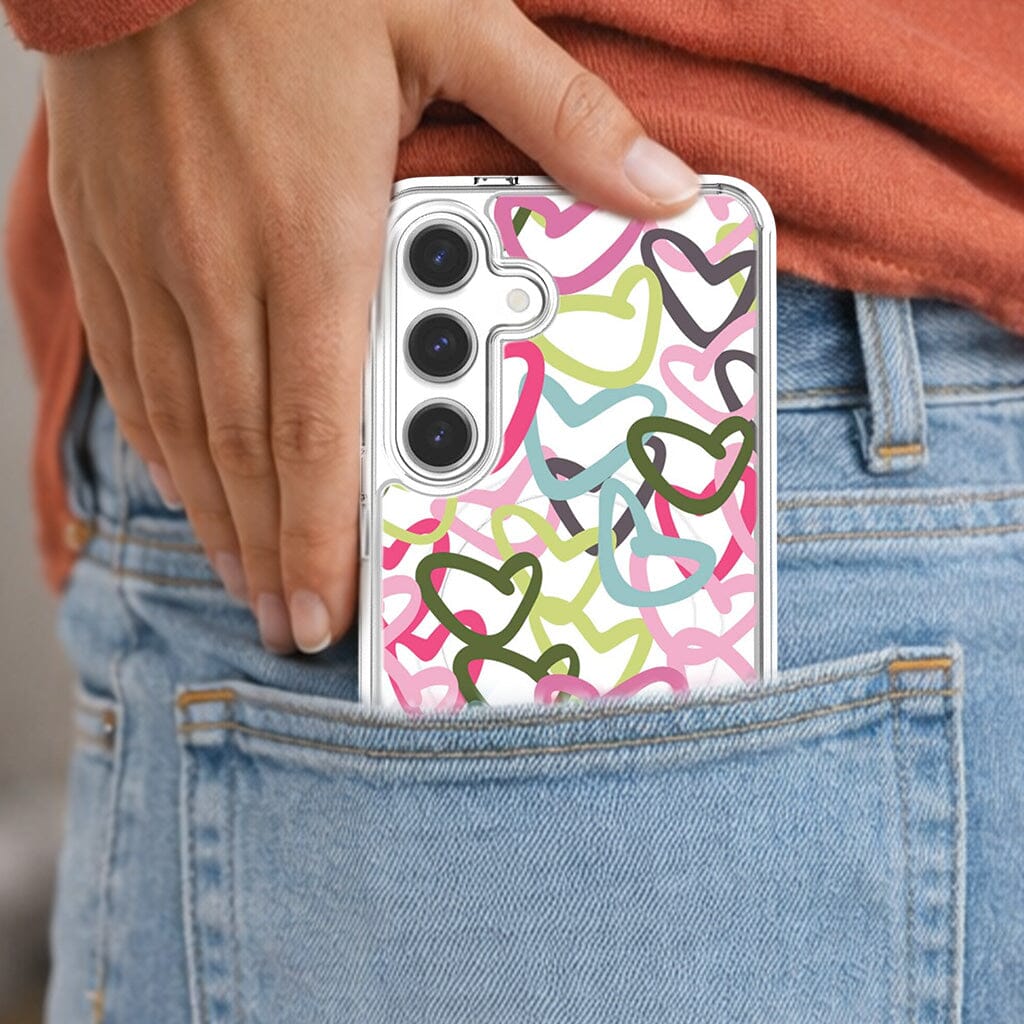 Samsung Galaxy S25 Clear Case - Graffiti Design