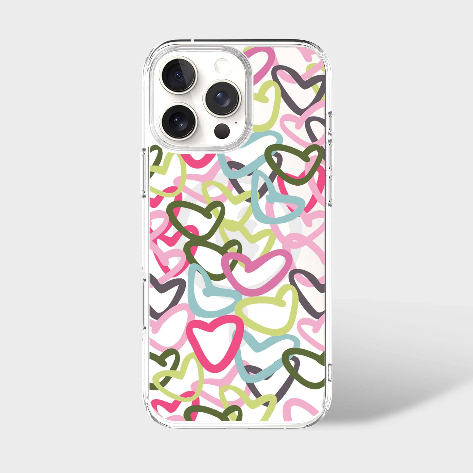 iPhone 16 Pro Max Clear Case - Graffiti Design