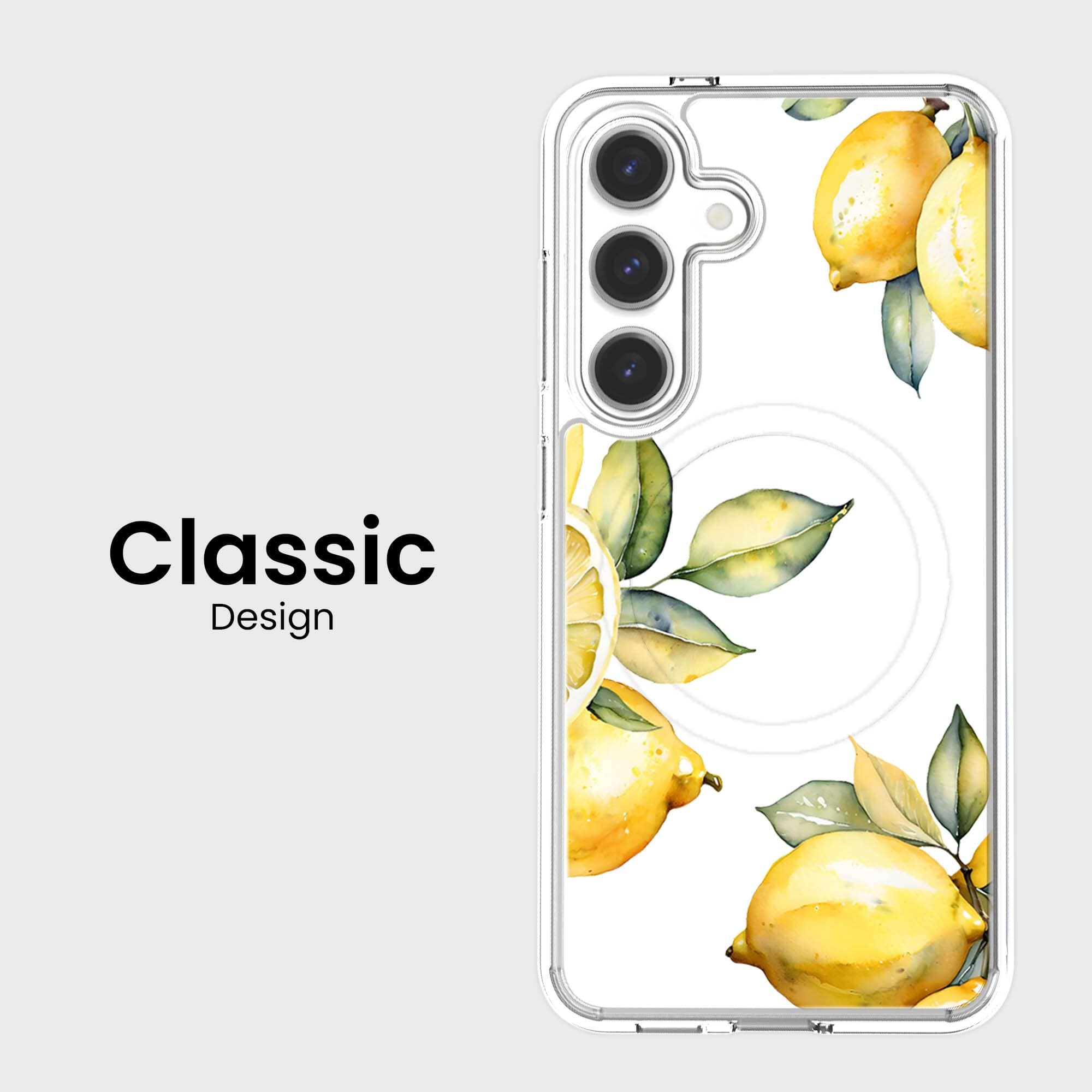 Samsung Galaxy S25 Lemons Clear Case