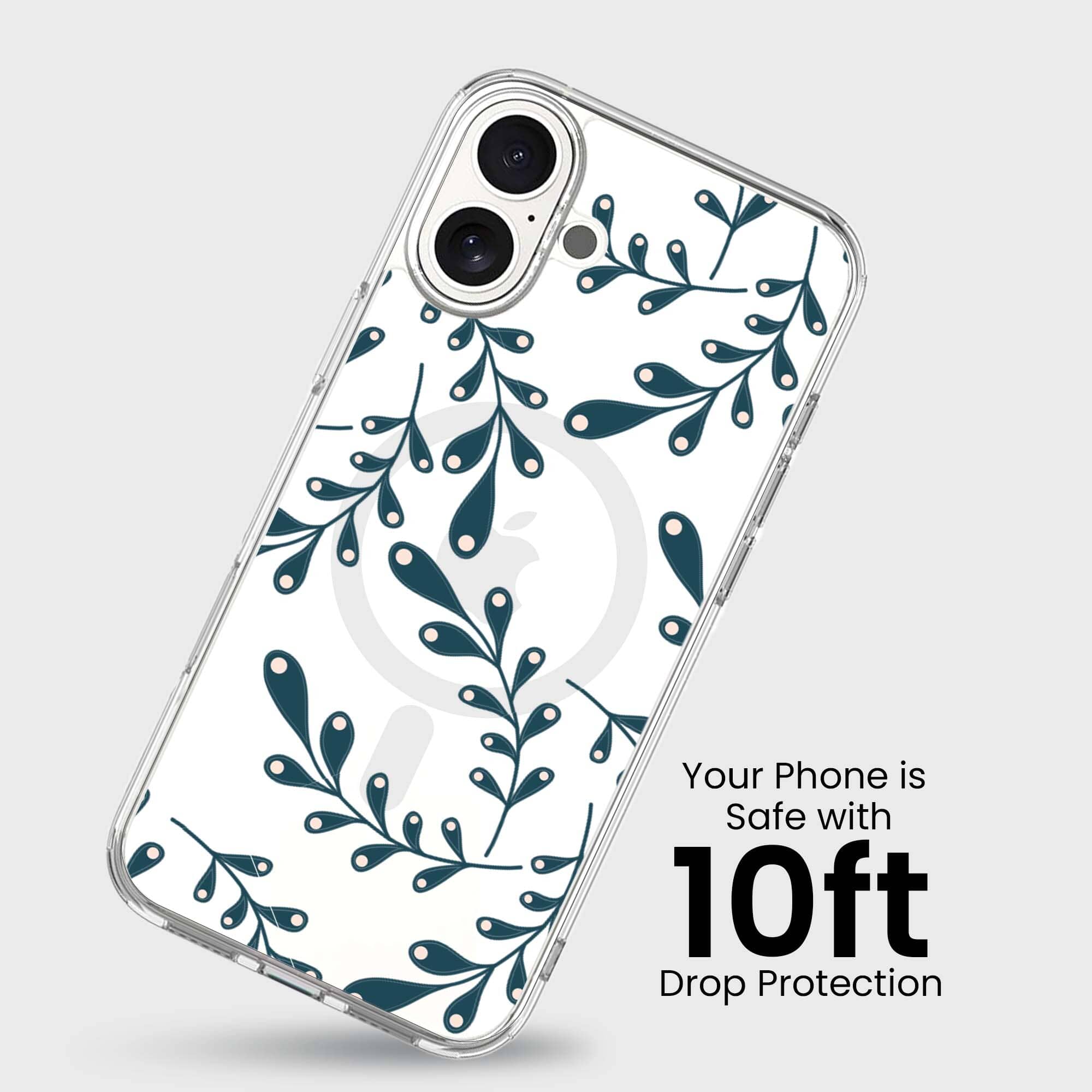 iPhone 16 Clear Case - Lullaby Design