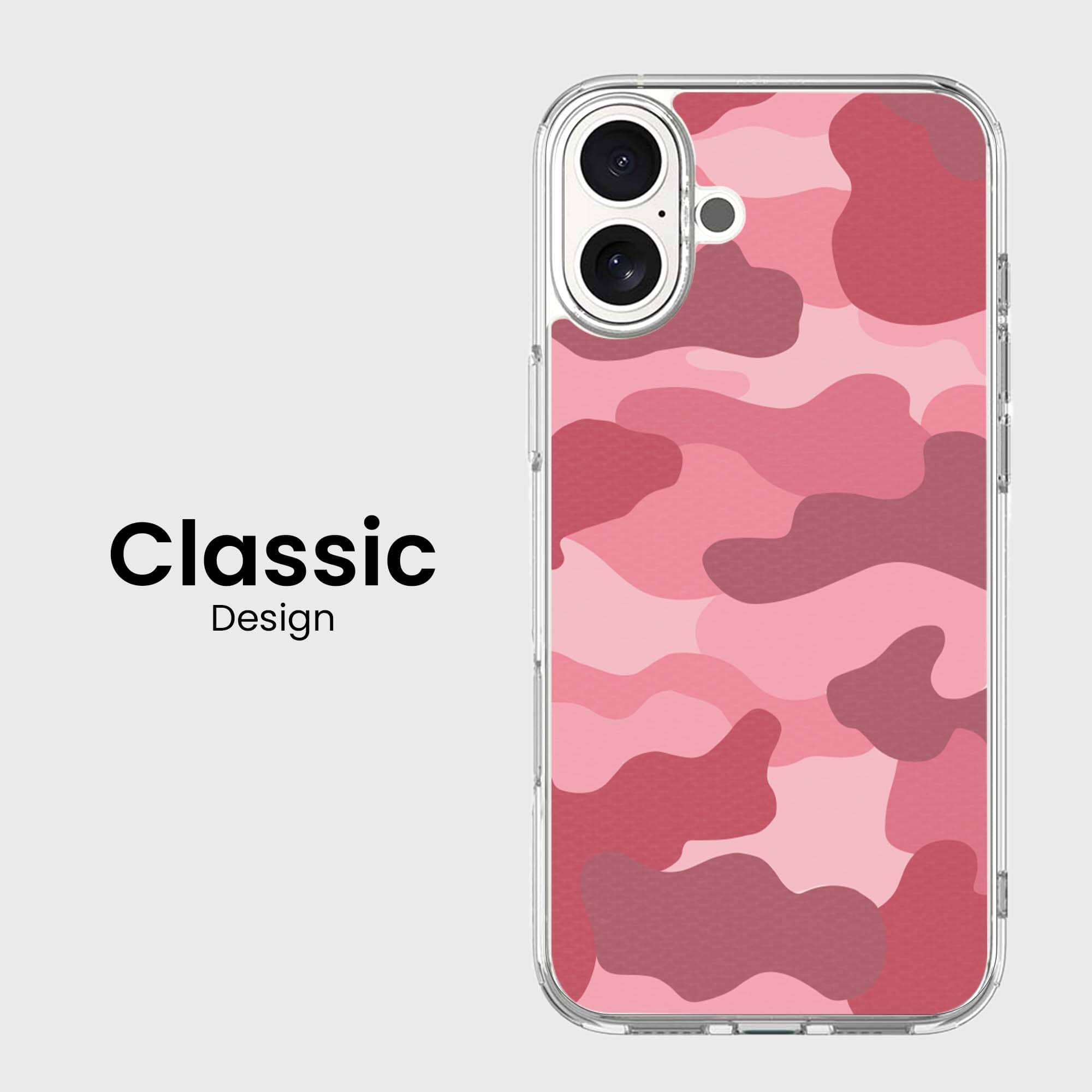 MagSafe iPhone 16 Pink Camo Case