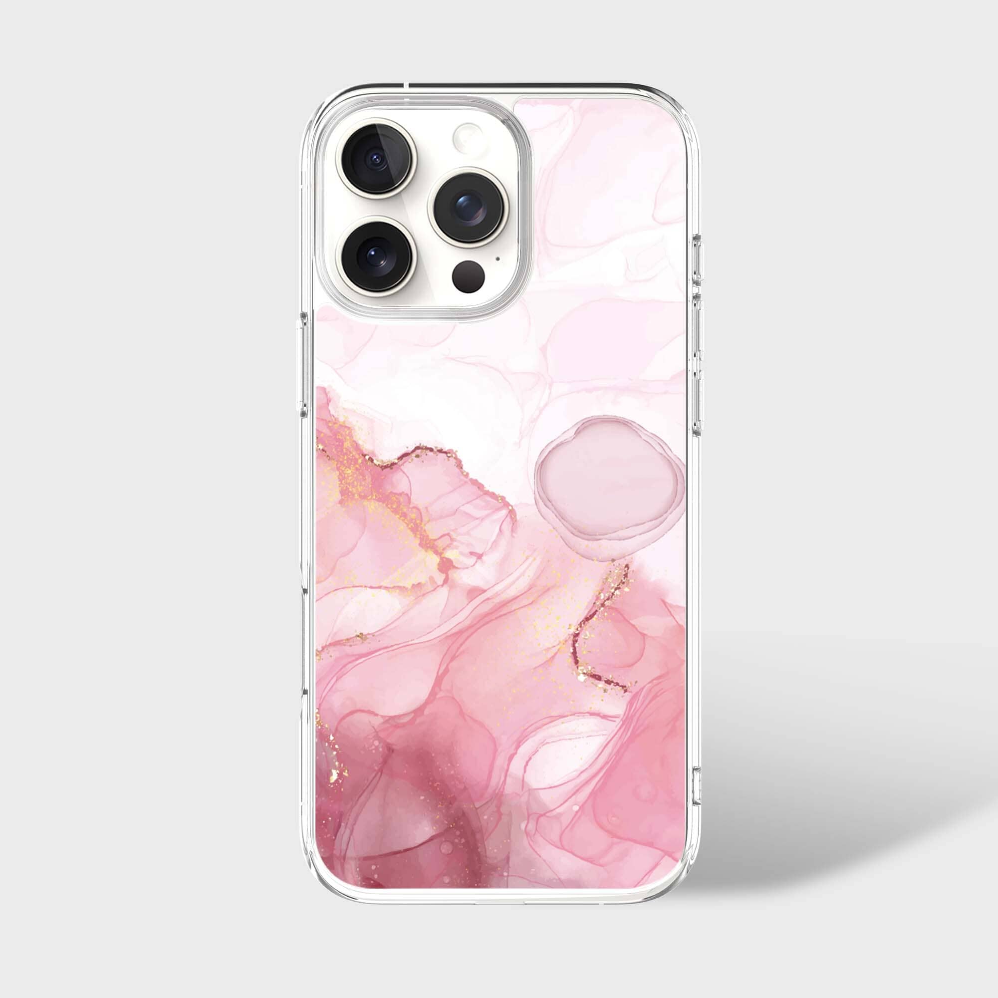 iPhone 16 Pro Max Case With MagSafe - Pink Marble