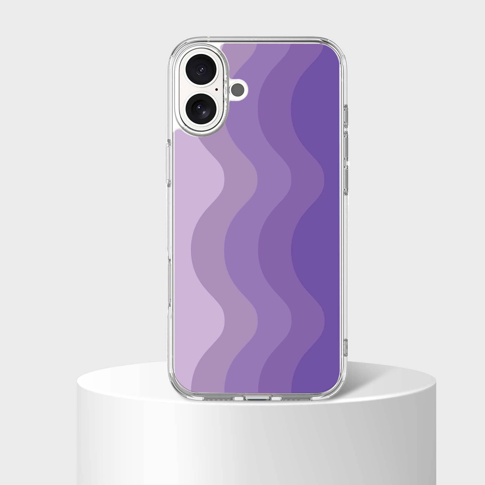 iPhone 16 Case With MagSafe - Purple Wave