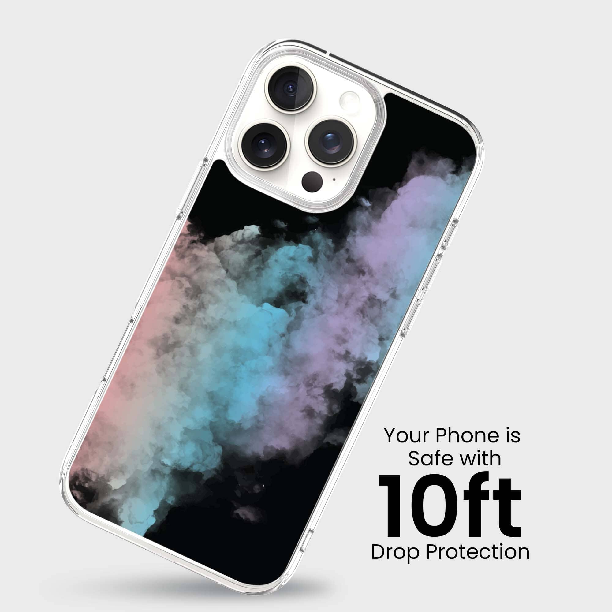 iPhone 16 Pro Case With MagSafe - Rainbow Cloud