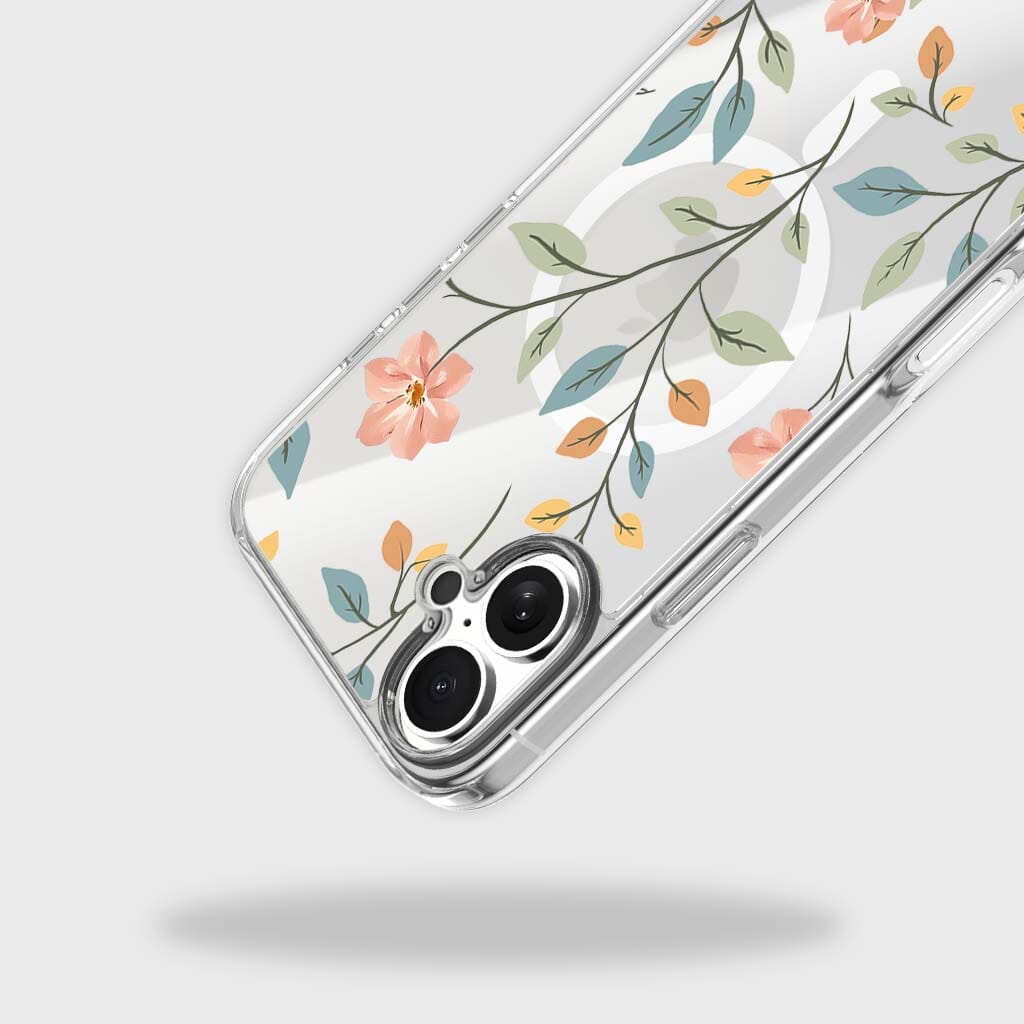 MagSafe iPhone 17 Easter Floral Clear Case