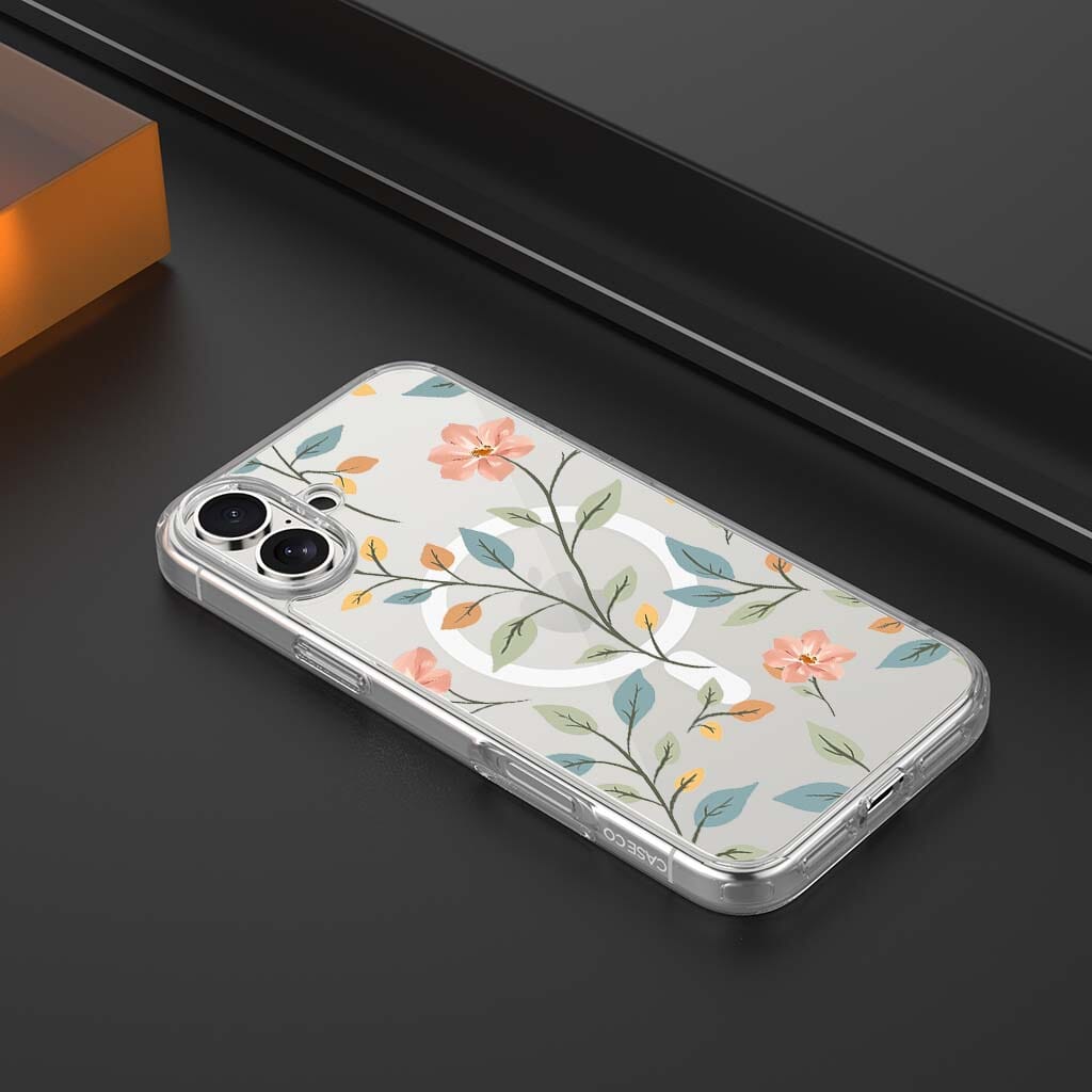 MagSafe iPhone 17 Easter Floral Clear Case