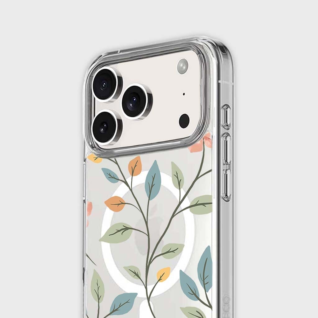 MagSafe iPhone 17 Pro Easter Floral Clear Case