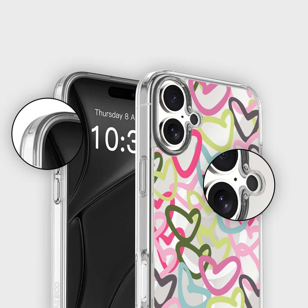iPhone 17 Clear Case - Graffiti Design