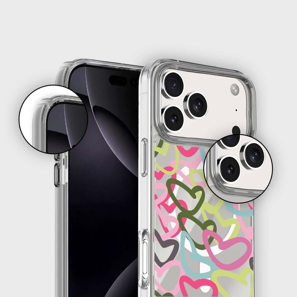 iPhone 17 Pro Clear Case - Graffiti Design