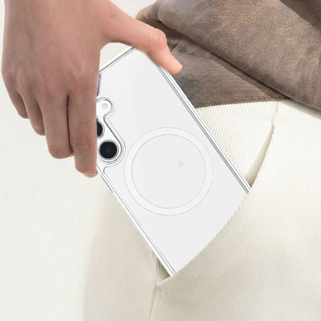 Samsung Galaxy S25 Clear Case with MagSafe