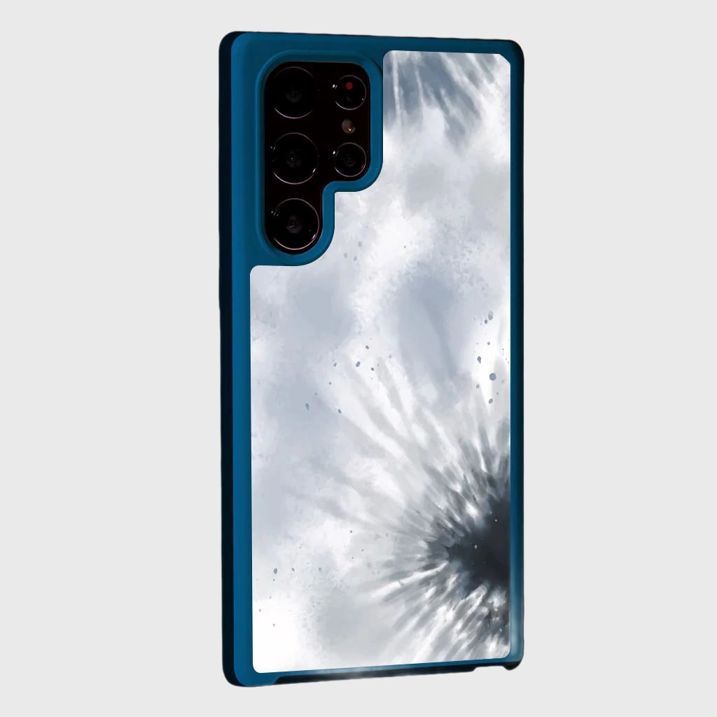 Blue Samsung Galaxy S22 Ultra Tie Dye Case