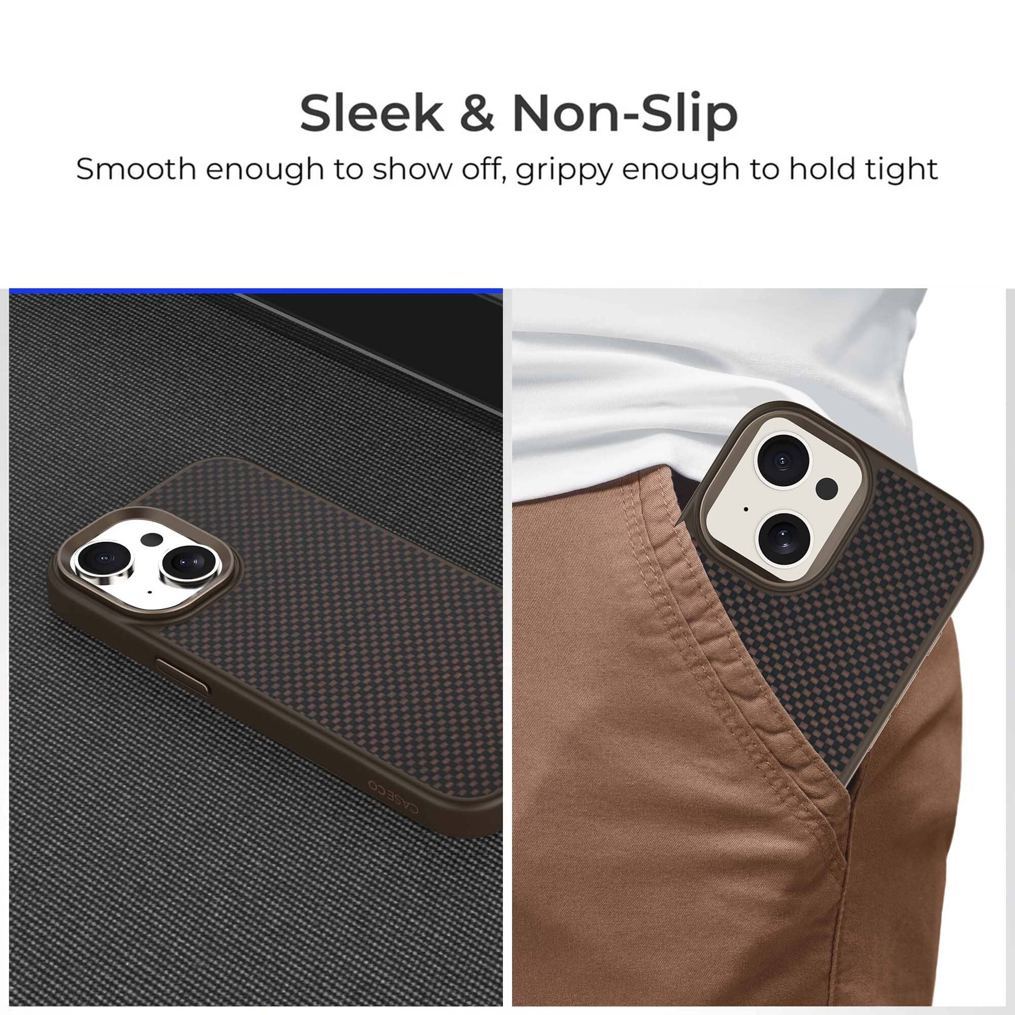 iPhone 15 Aramid Fiber Weave Pattern Case