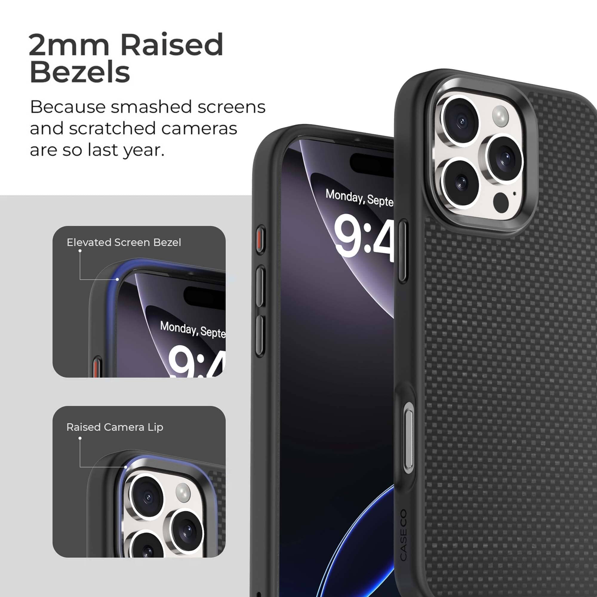 iPhone 16 Pro Max Aramid Fiber Weave Pattern Case