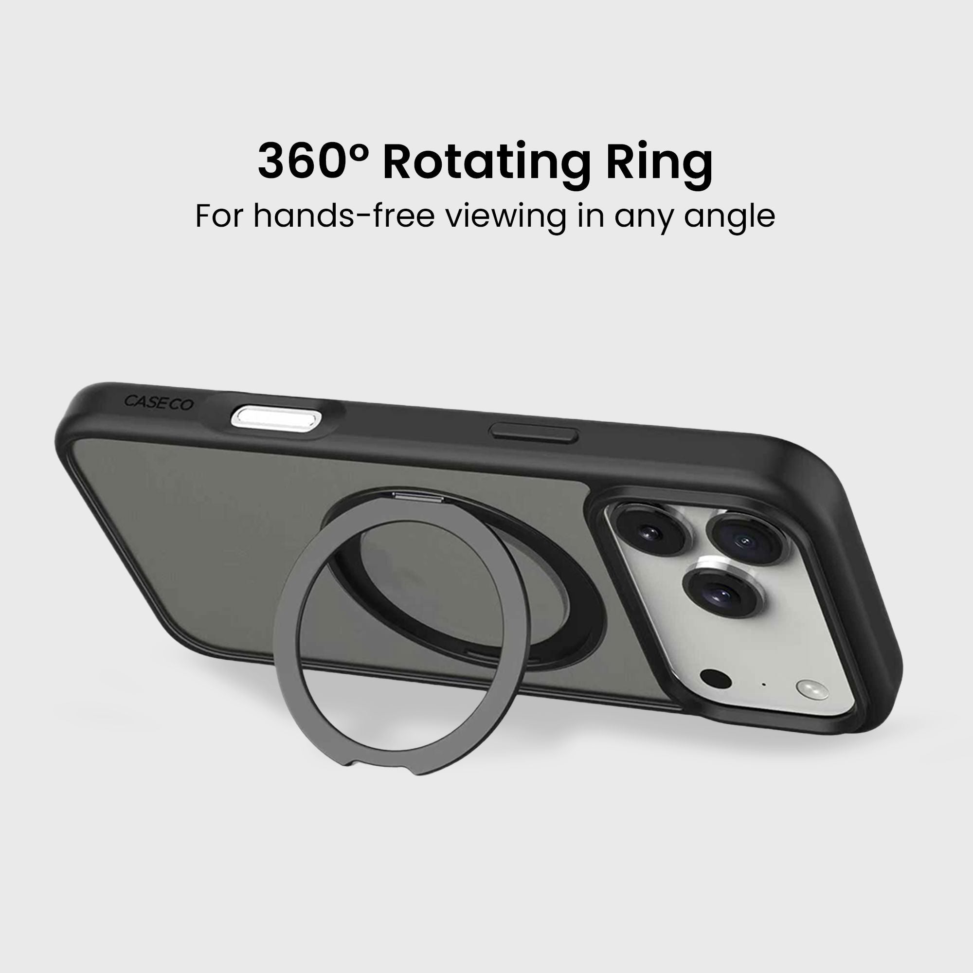 iPhone 17 Pro Max Frost Case with 360 MagSafe Kickstand