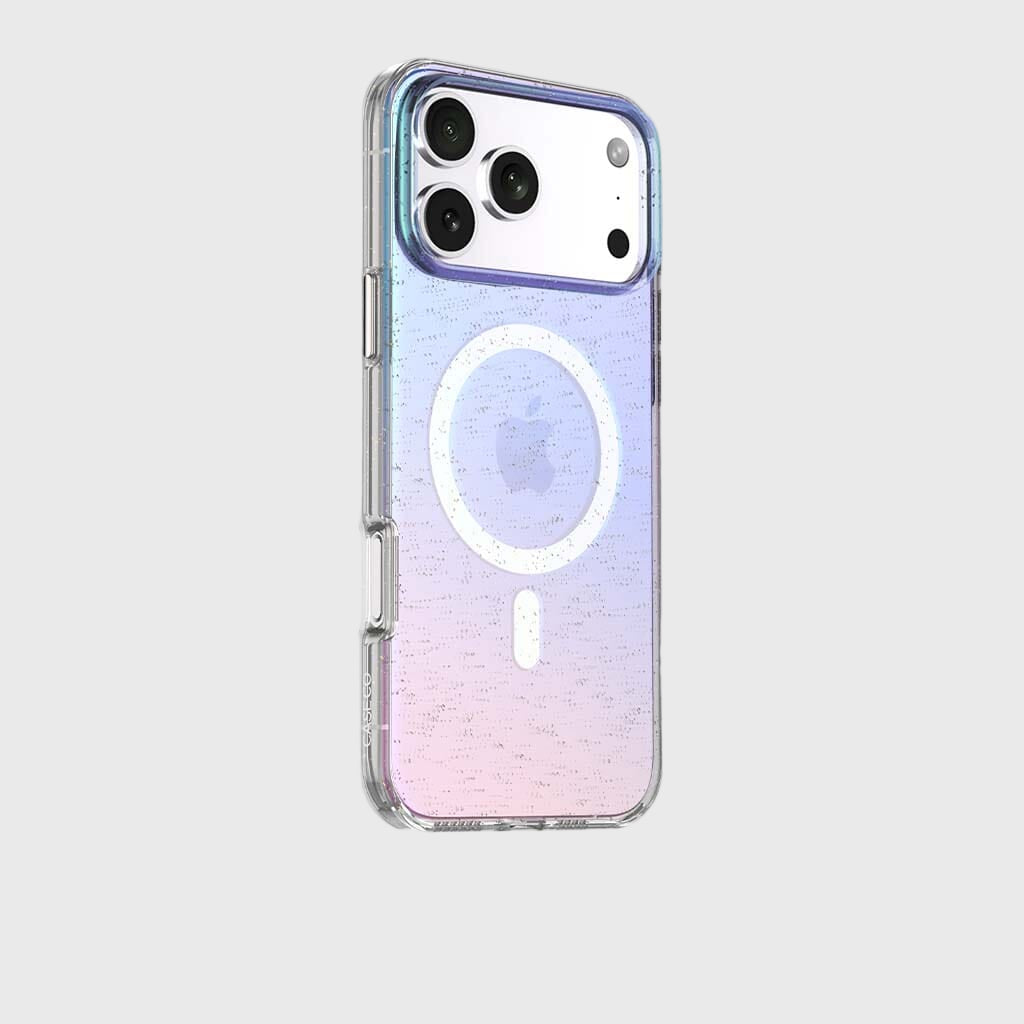 iPhone 17 Pro Anti-Yellow Glitter Clear Case with MagSafe