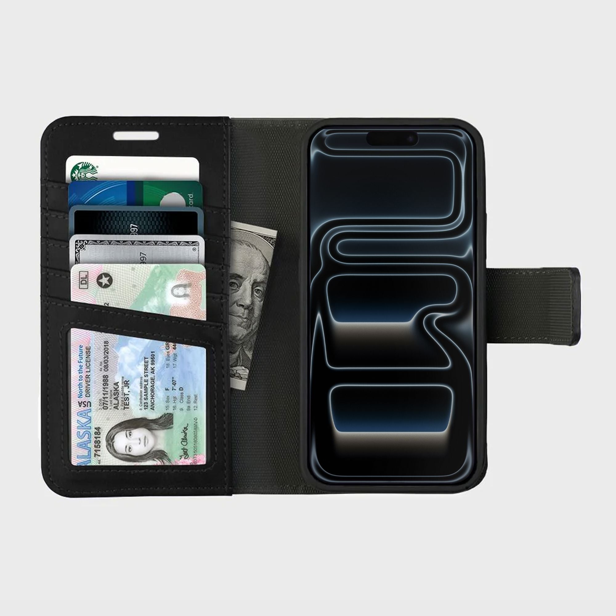iPhone 17 Pro Wallet Case with MagSafe – 5th Ave Vegan Leather