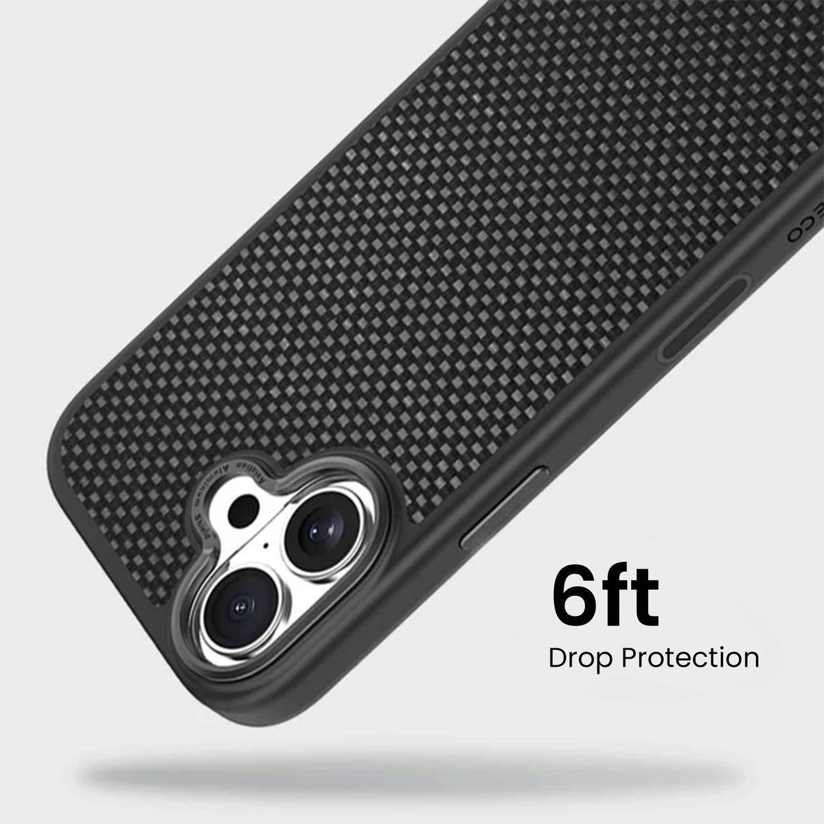 iPhone 16 Aramid Fiber Weave Pattern Case